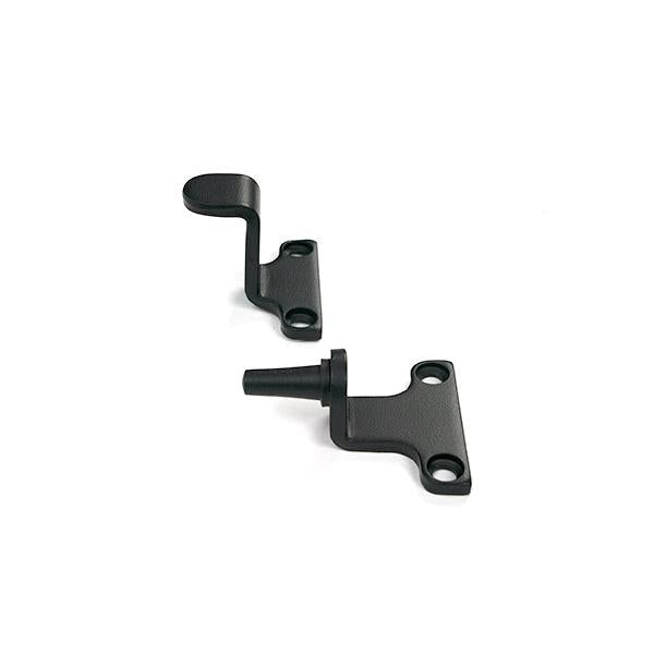 Matt Black 10" Reeded Stay (Steel Window) - Stays - From The Anvil - Yester Home