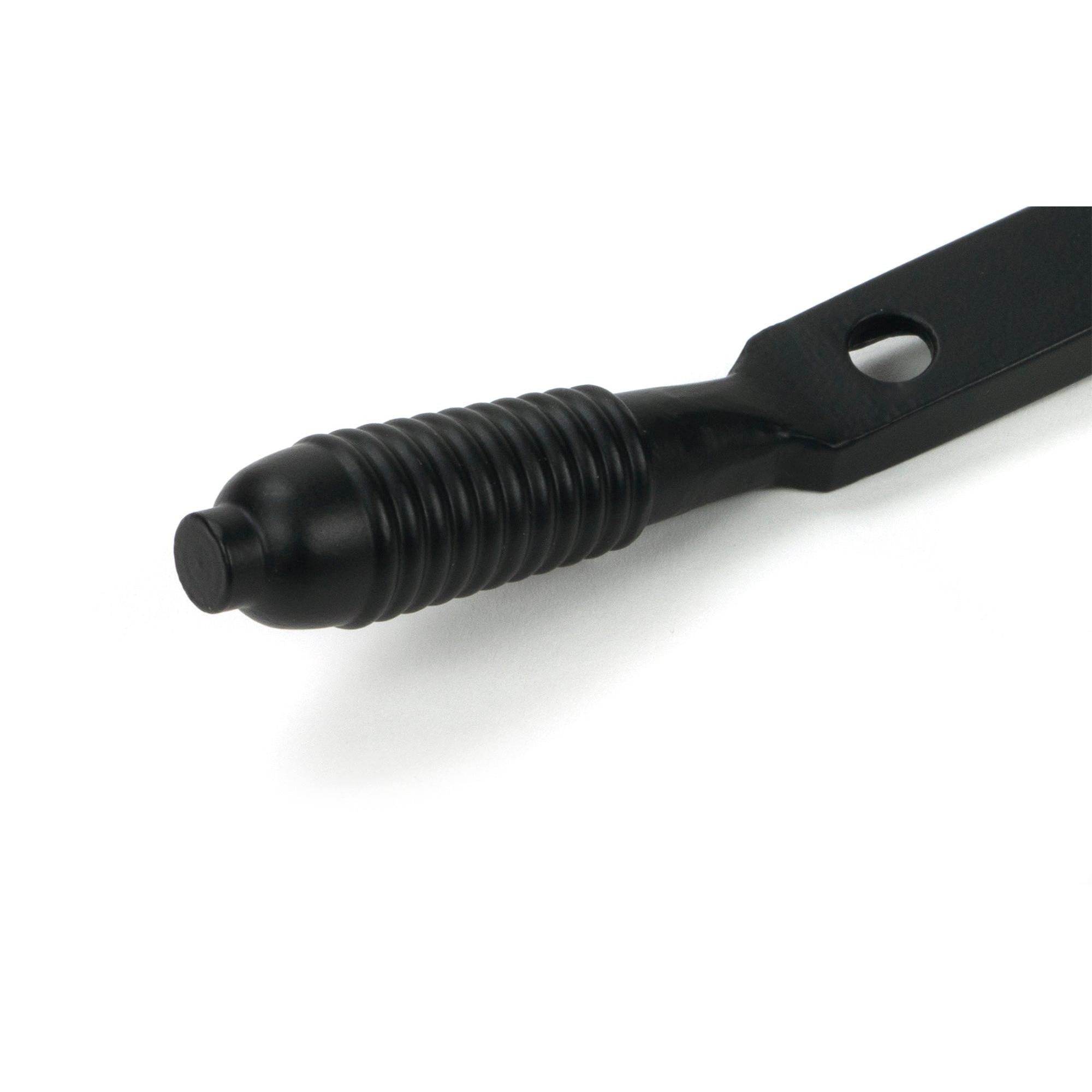 Matt Black 10" Reeded Stay (Steel Window) - Stays - From The Anvil - Yester Home