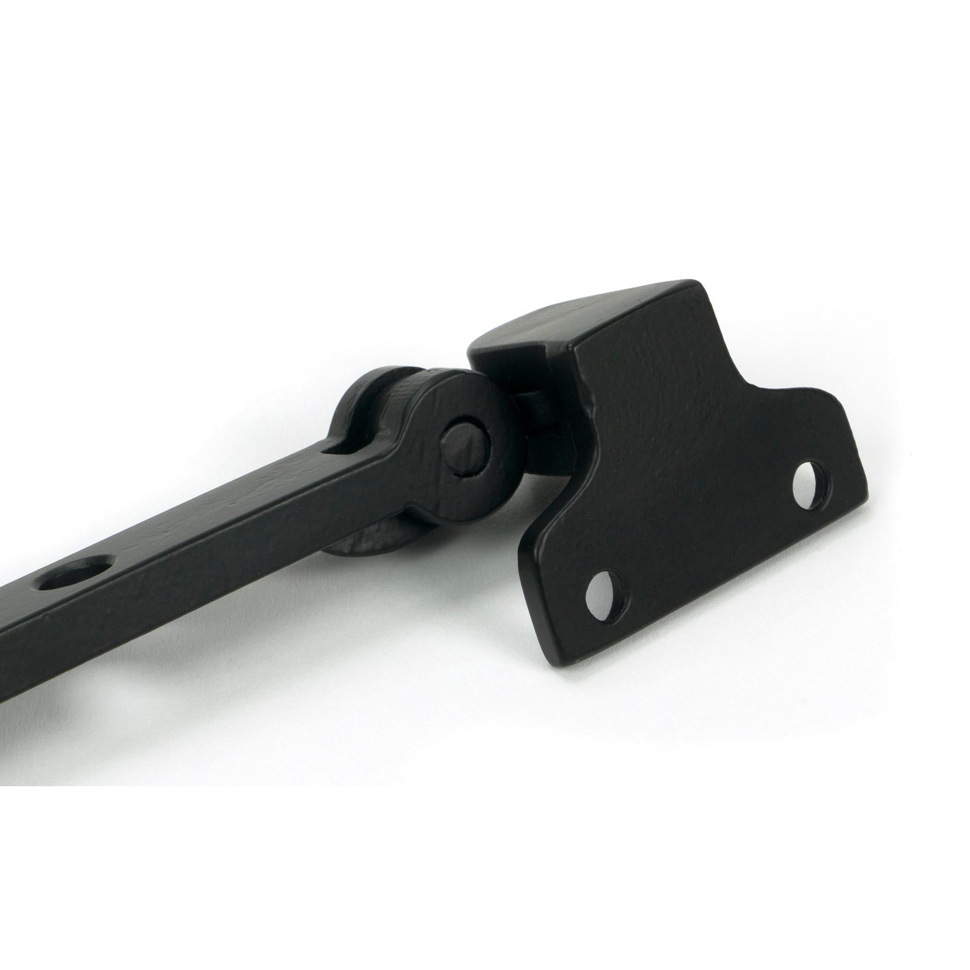 Matt Black 10" Reeded Stay (Steel Window) - Stays - From The Anvil - Yester Home