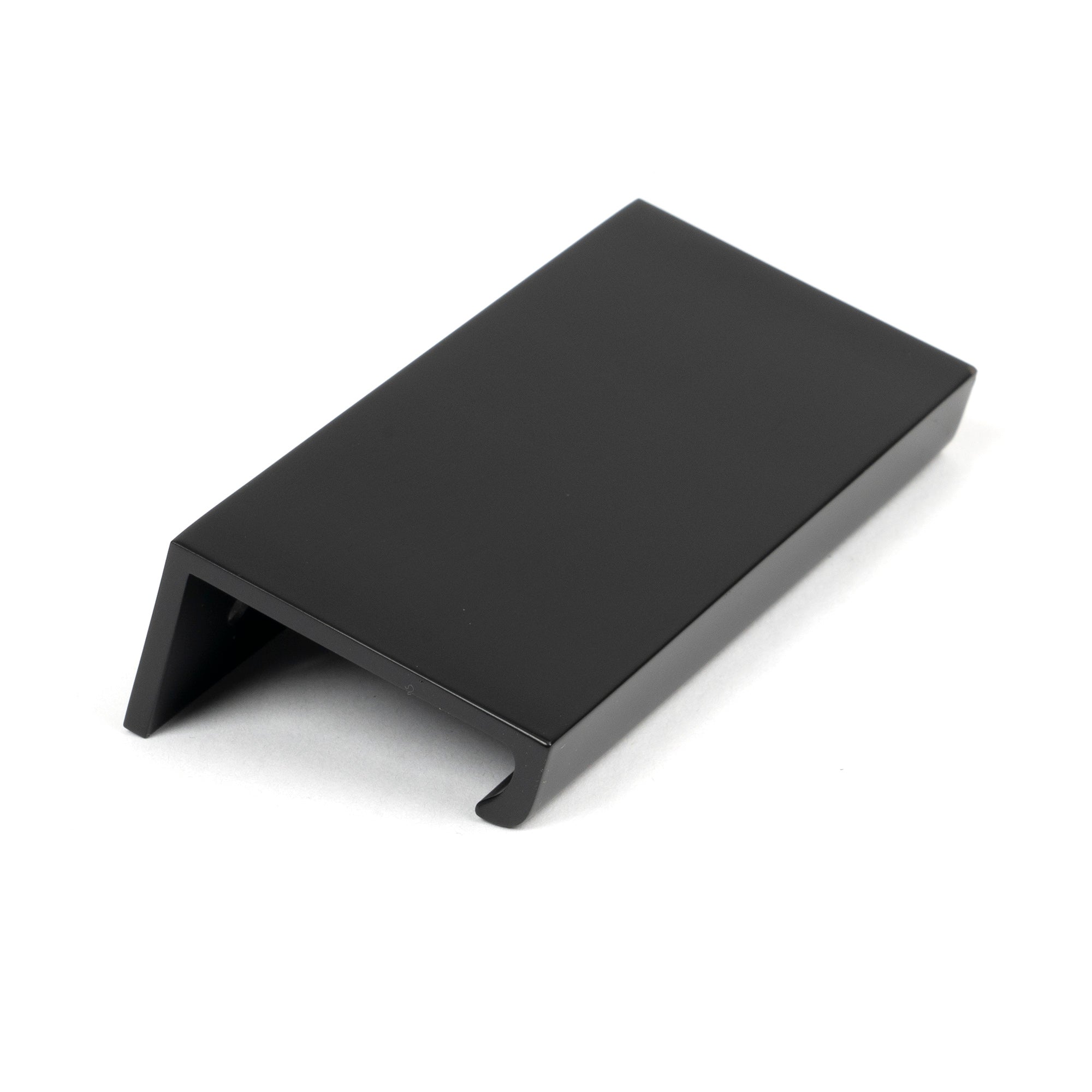 Matt Black 100mm Plain Edge Pull | From The Anvil-Cabinet Pulls-Yester Home