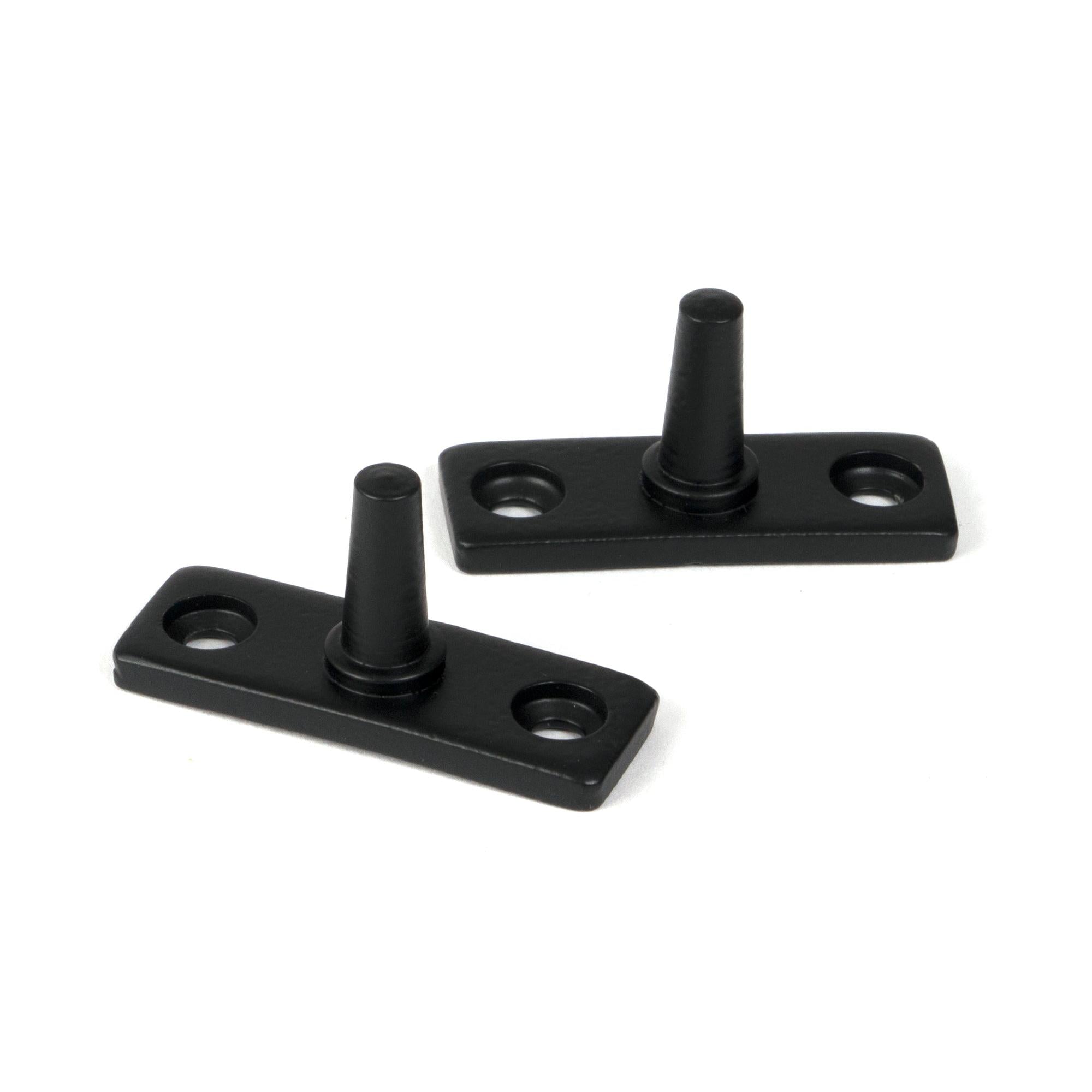 Matt Black 12" Hammered Newbury Stay | From The Anvil - Stays - From The Anvil - Yester Home