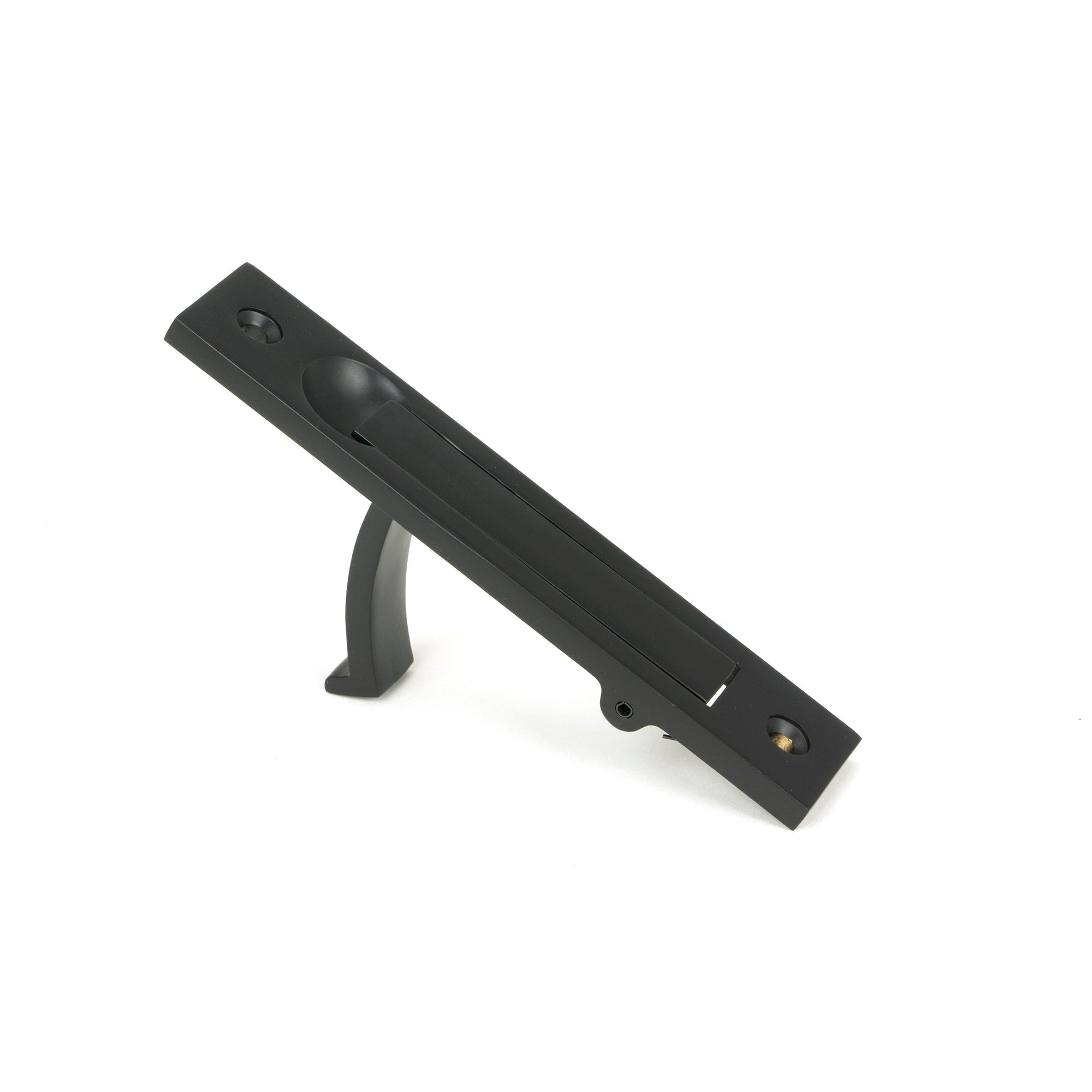 Matt Black 125mm x 25mm Edge Pull | From The Anvil-Cabinet Pulls-Yester Home