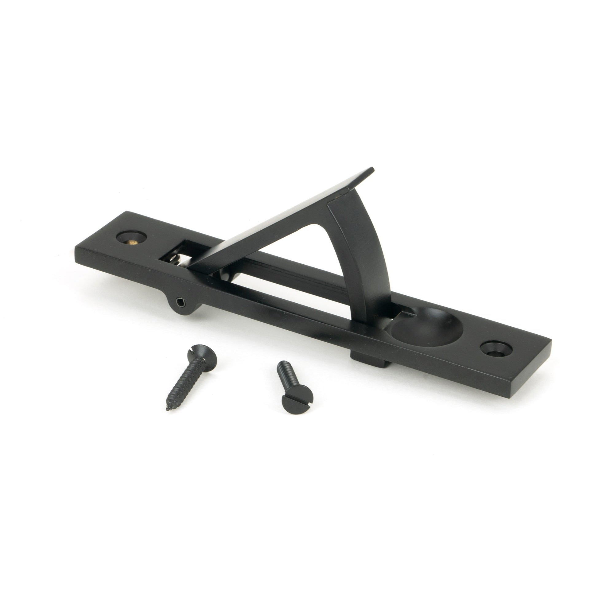 Matt Black 125mm x 25mm Edge Pull | From The Anvil-Cabinet Pulls-Yester Home