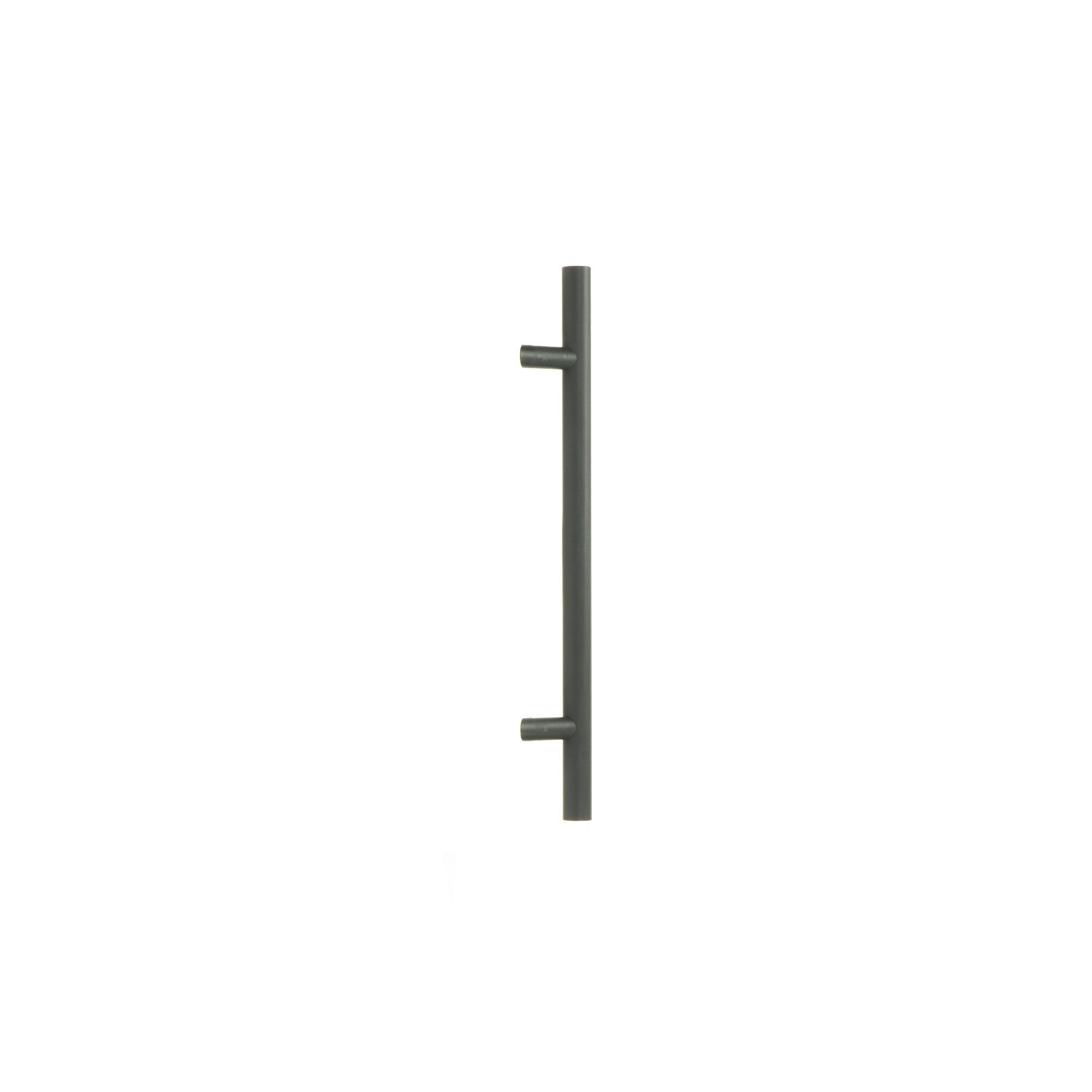 Matt Black (316) 0.6m Offset T Bar Handle Bolt Fix 32mm Ø | From The Anvil-Pull Handles-Yester Home