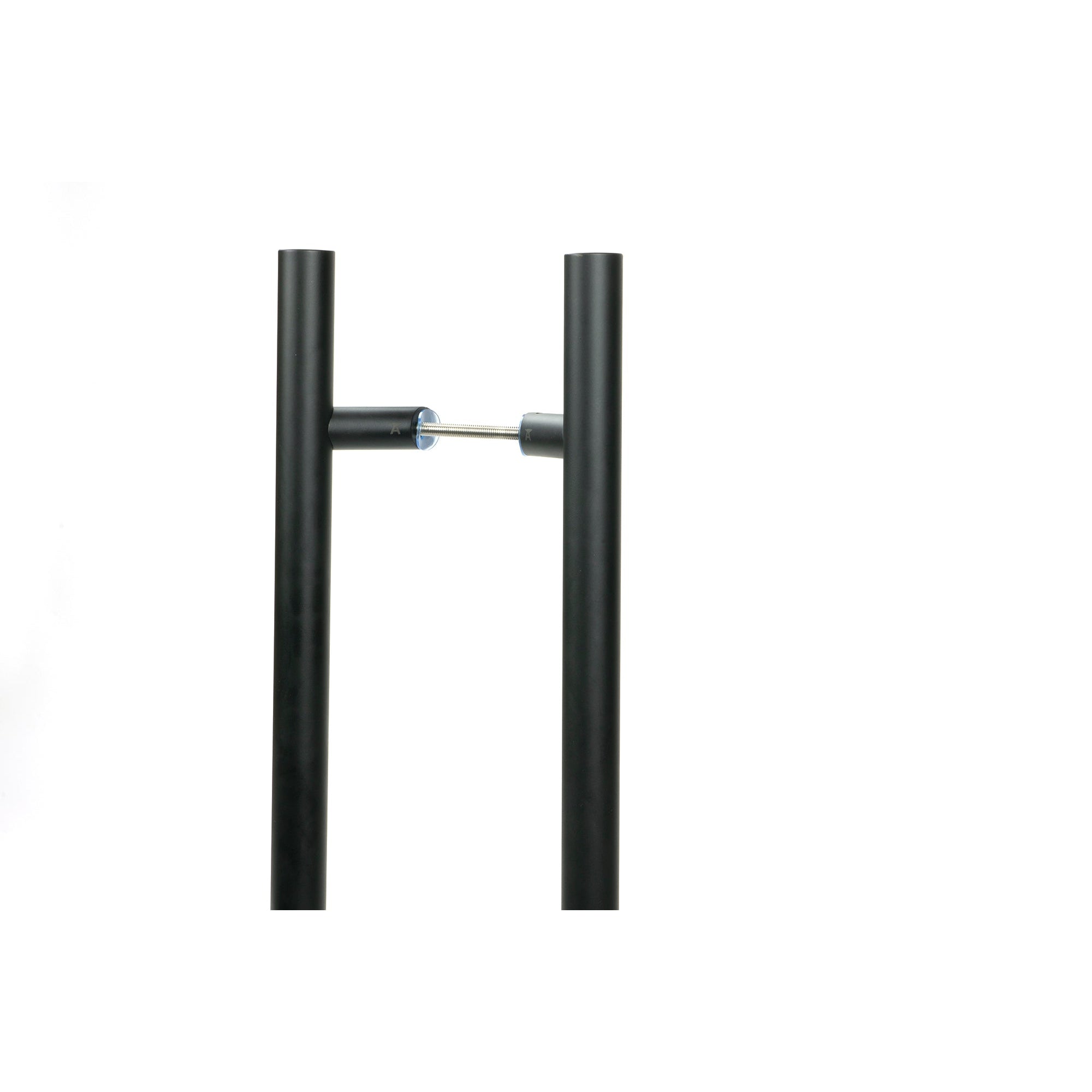 Matt Black (316) 0.9m Offset T Bar Handle B2B 32mm Ø | From The Anvil-Pull Handles-Yester Home