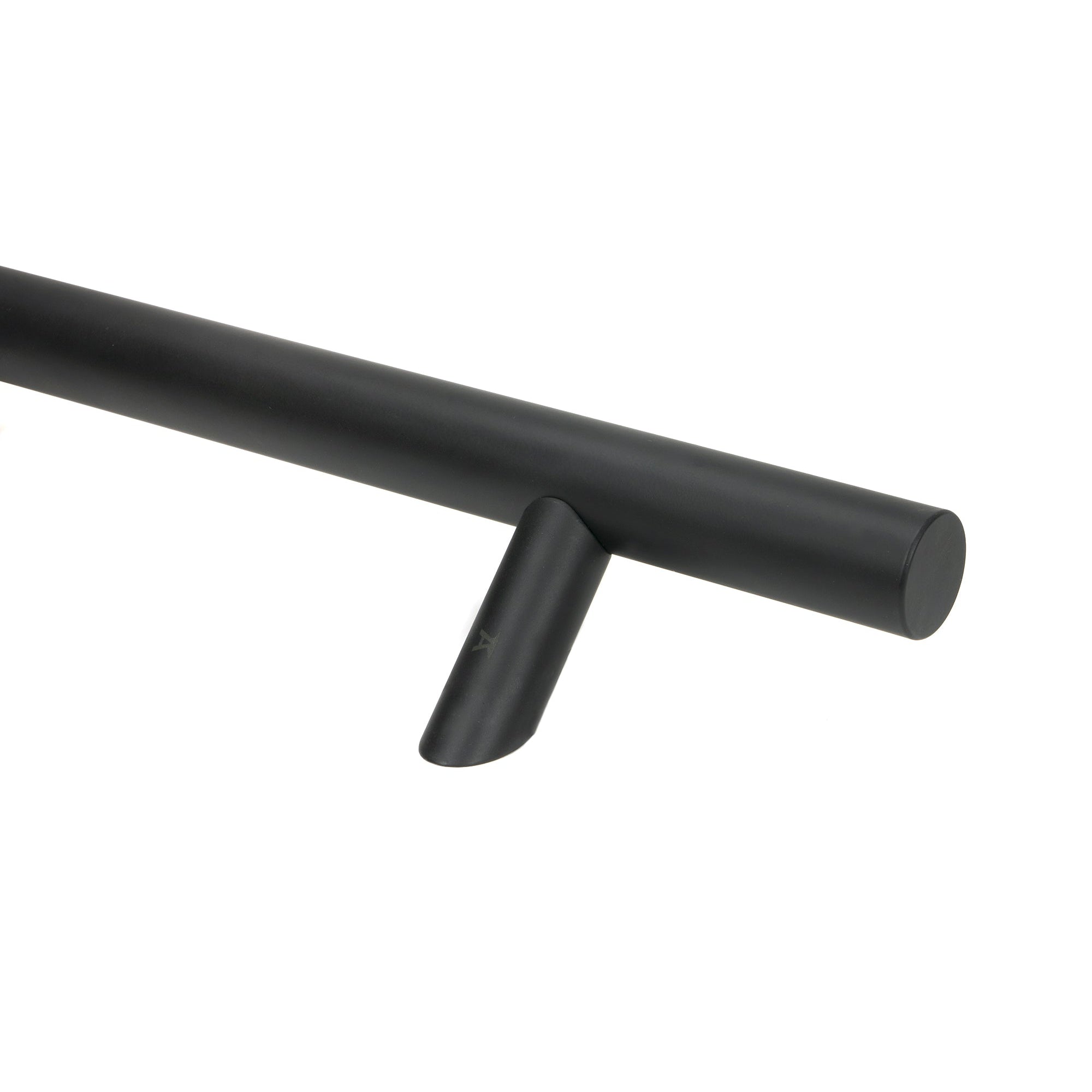 Matt Black (316) 1.5m Offset T Bar Handle Bolt Fix 32mm Ø | From The Anvil-Pull Handles-Yester Home
