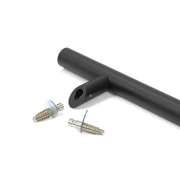 Matt Black (316) 1.8m Offset T Bar Handle Secret Fix 32mm Ø | From The Anvil-Pull Handles-Yester Home