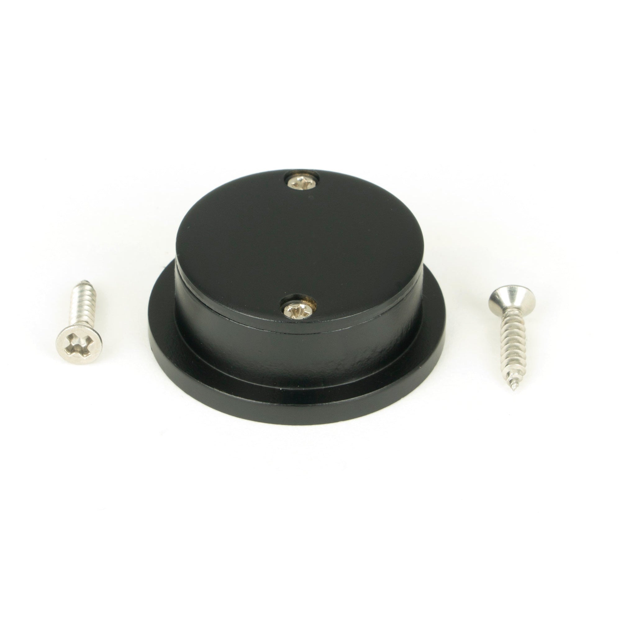 Matt Black 34mm Round Finger Edge Pull | From The Anvil-Cabinet Pulls-Yester Home