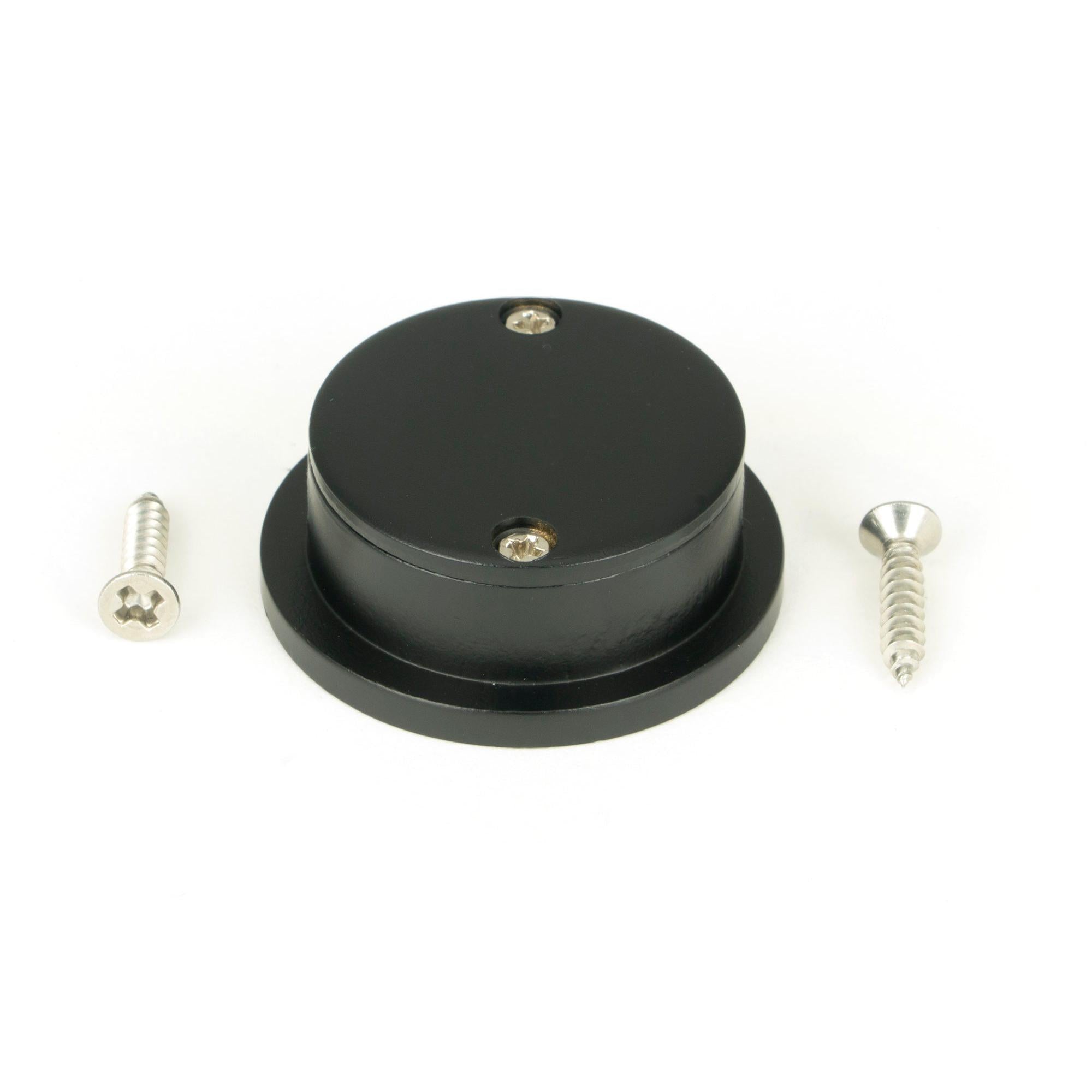 Matt Black 34mm Round Finger Edge Pull | From The Anvil - Cabinet Pulls - From The Anvil - Yester Home