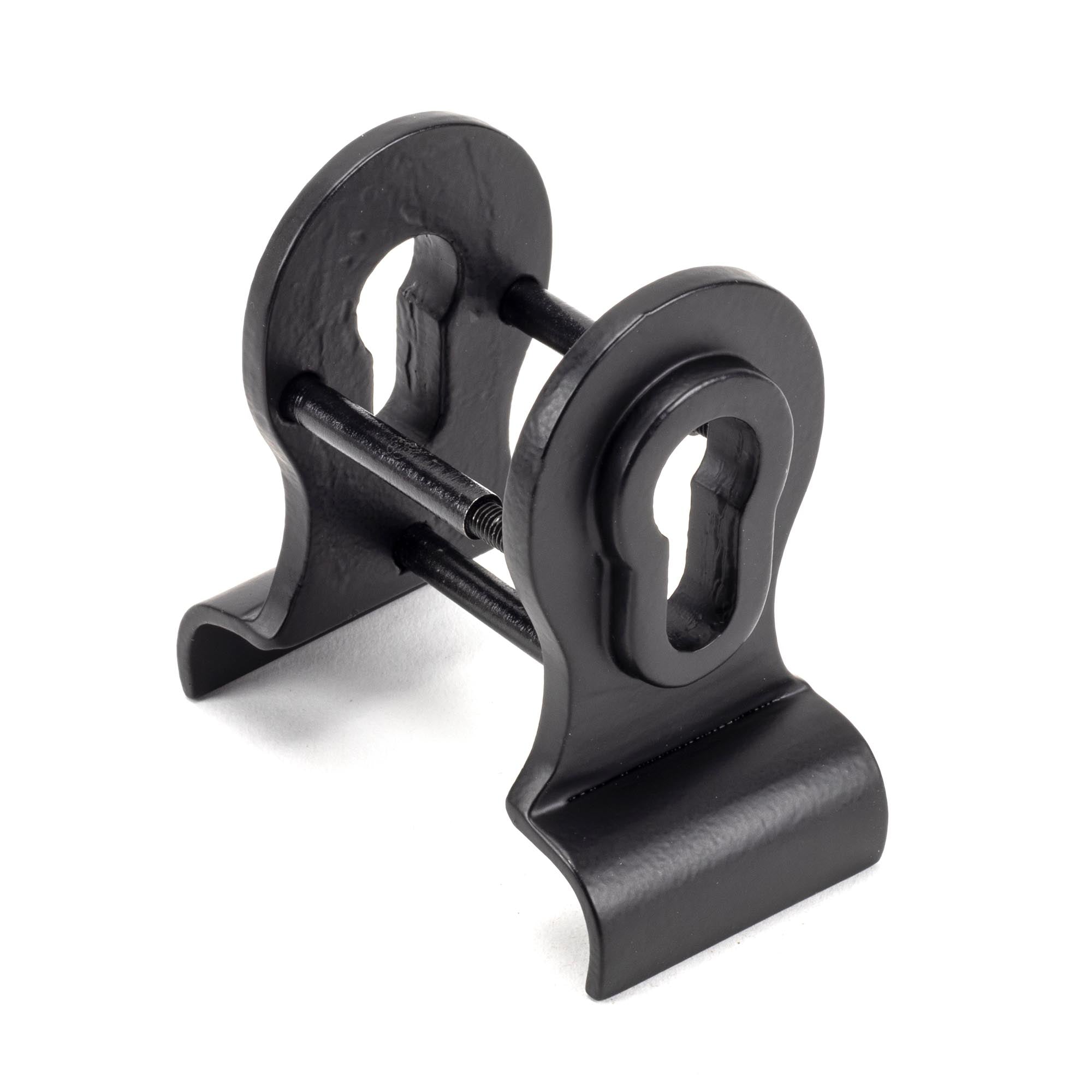 Matt Black 50mm Euro Door Pull (Back to Back fixing) | From The Anvil - Euro Pulls - From The Anvil - Yester Home