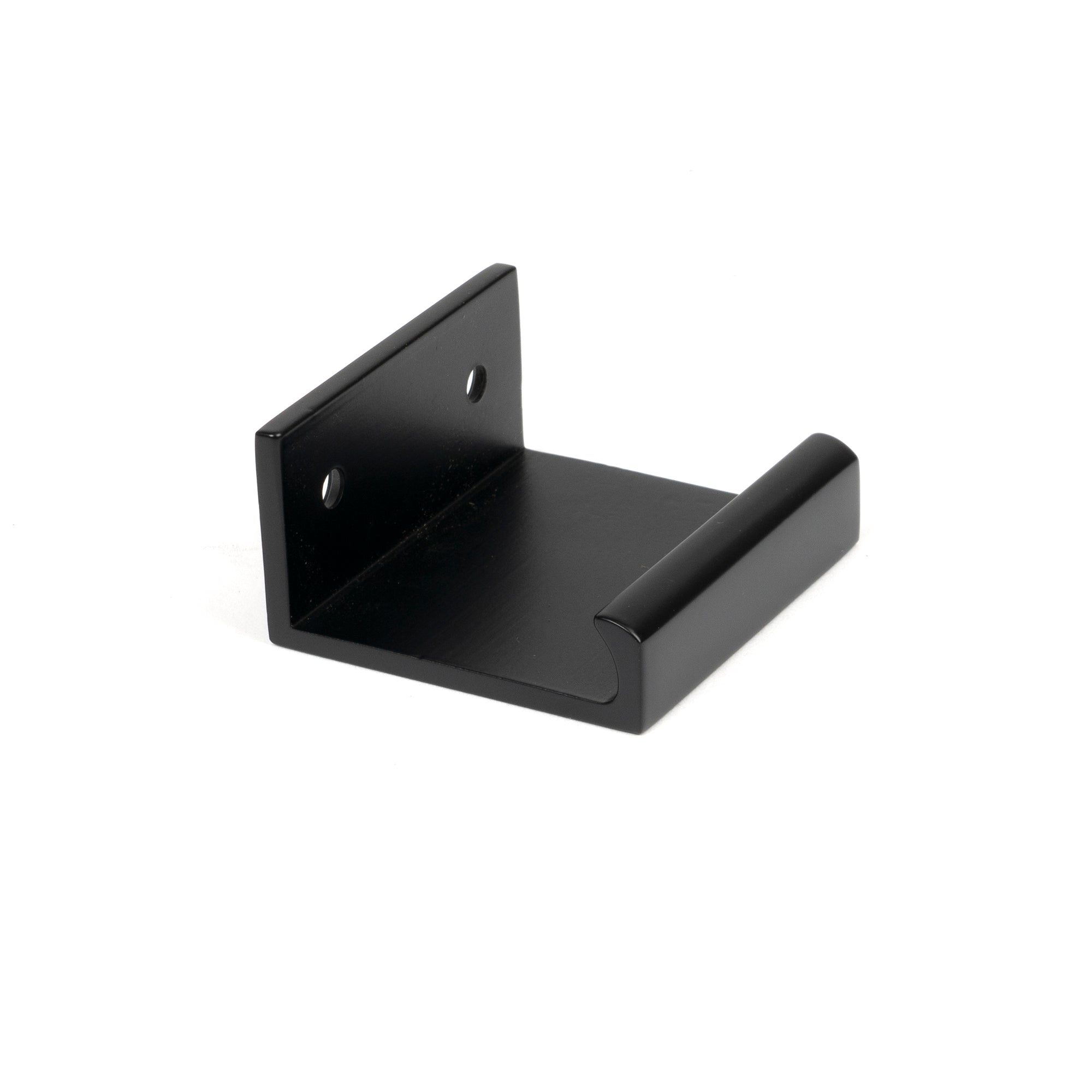 Matt Black 50mm Plain Edge Pull | From The Anvil-Cabinet Pulls-Yester Home