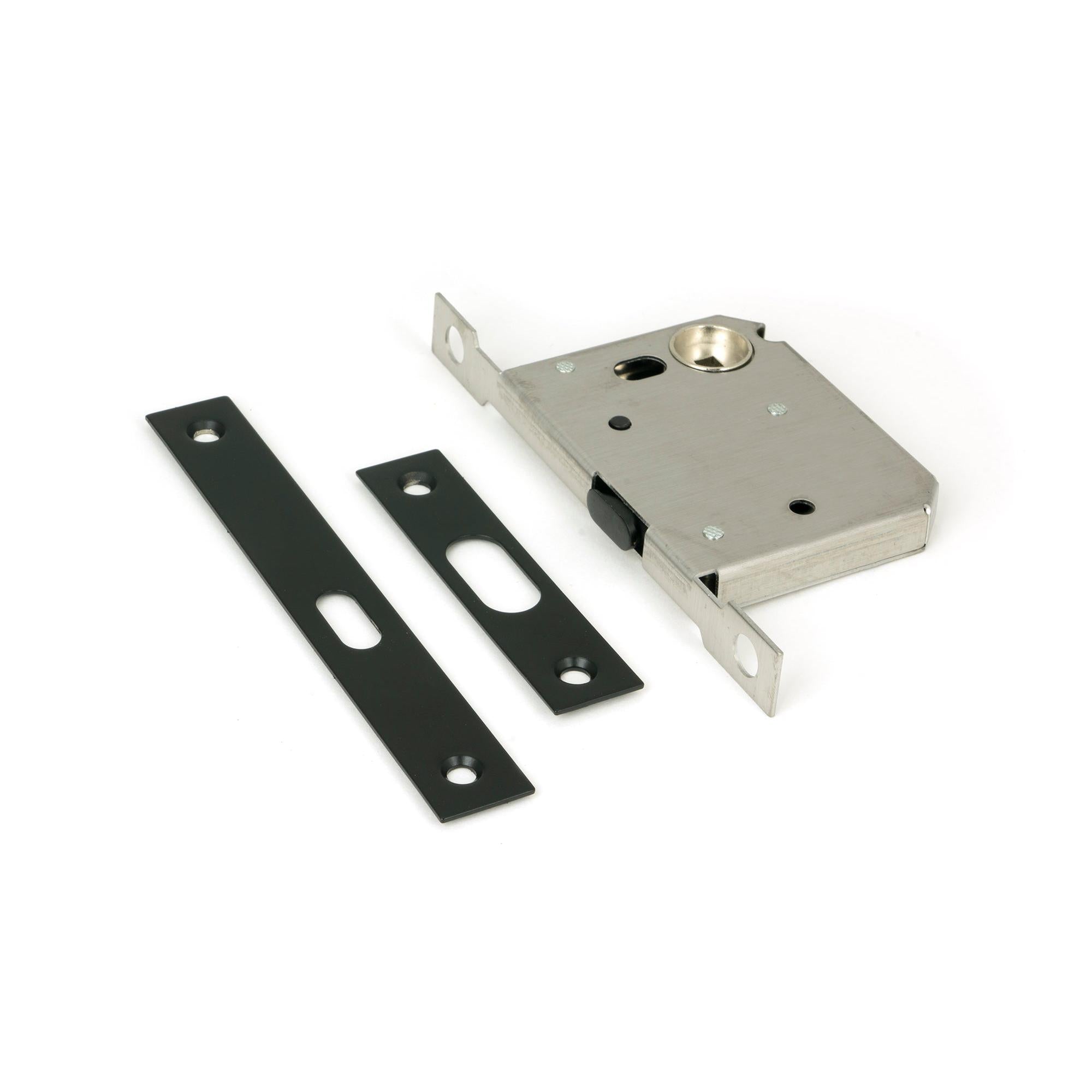 Matt Black 50mm Sliding Door Lock | From The Anvil - Sliding Door Locks - From The Anvil - Yester Home