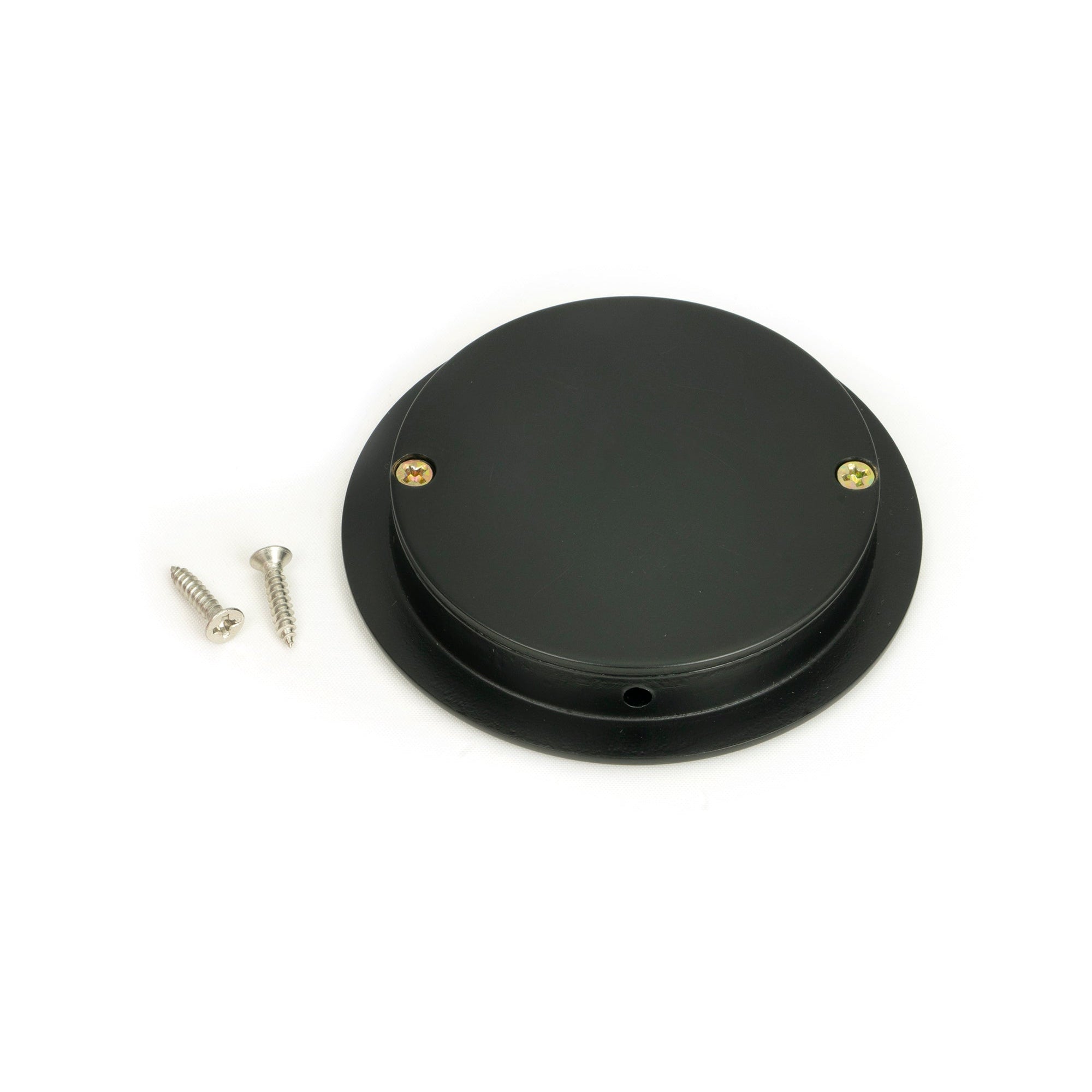 Matt Black 75mm Art Deco Round Pull | From The Anvil-Cabinet Pulls-Yester Home