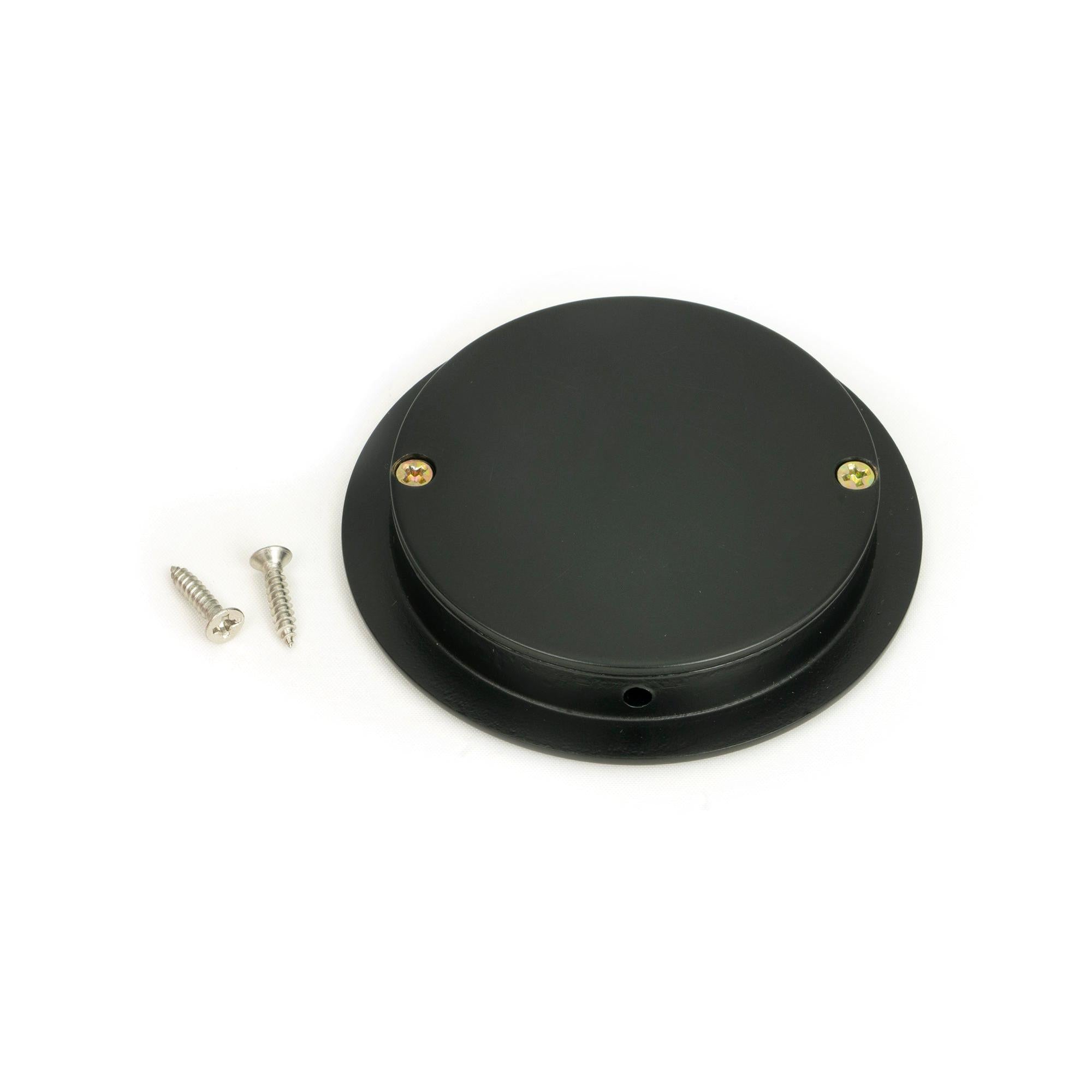 Matt Black 75mm Art Deco Round Pull | From The Anvil - Cabinet Pulls - From The Anvil - Yester Home