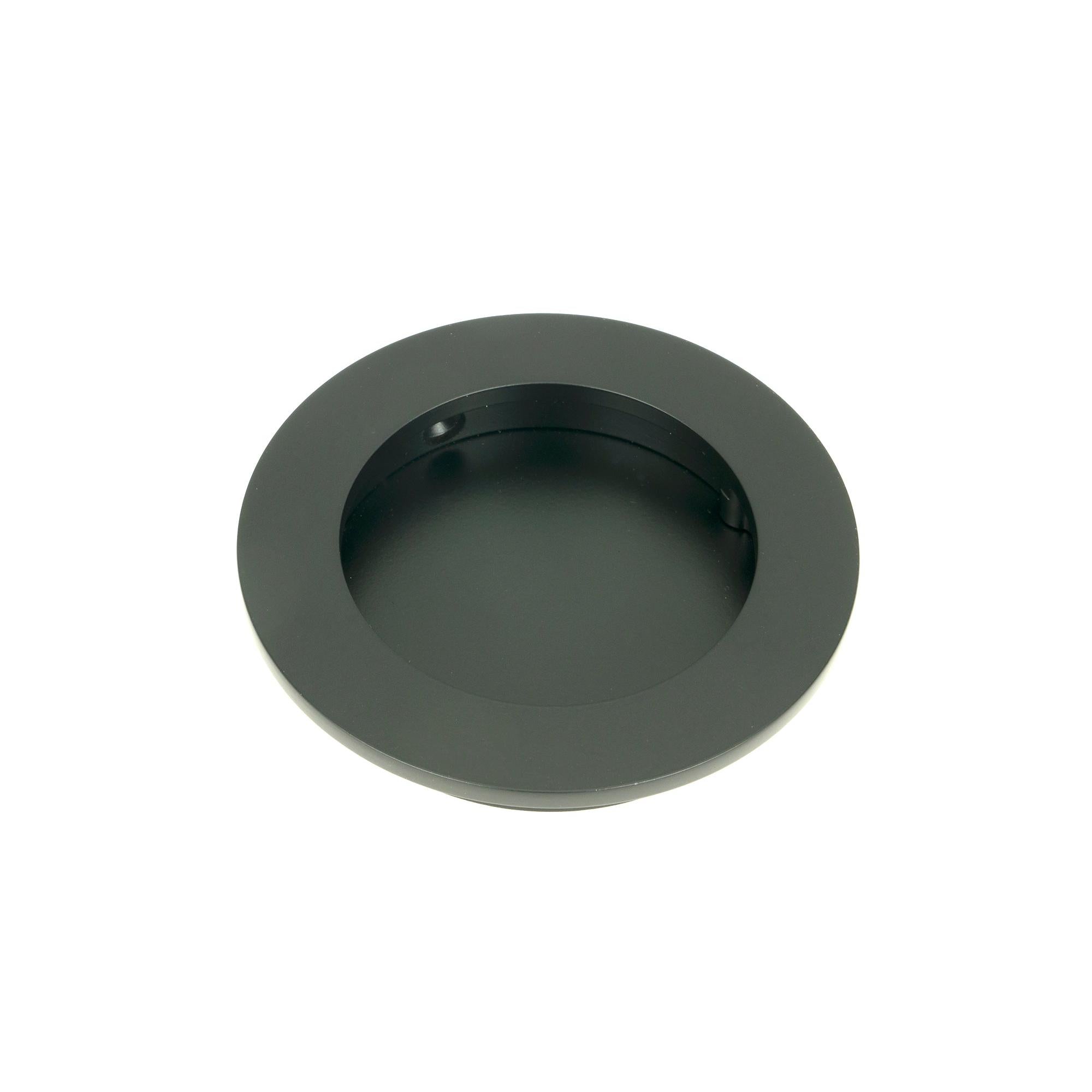 Matt Black 75mm Plain Round Pull | From The Anvil - Cabinet Pulls - From The Anvil - Yester Home