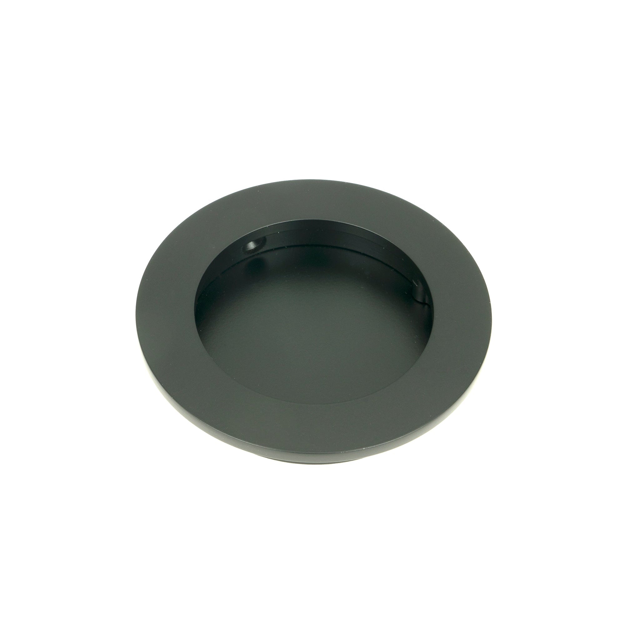 Matt Black 75mm Plain Round Pull | From The Anvil-Cabinet Pulls-Yester Home