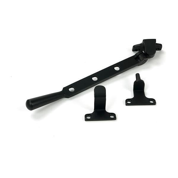 Matt Black 8" Newbury Stay (Steel Window) - Stays - From The Anvil - Yester Home