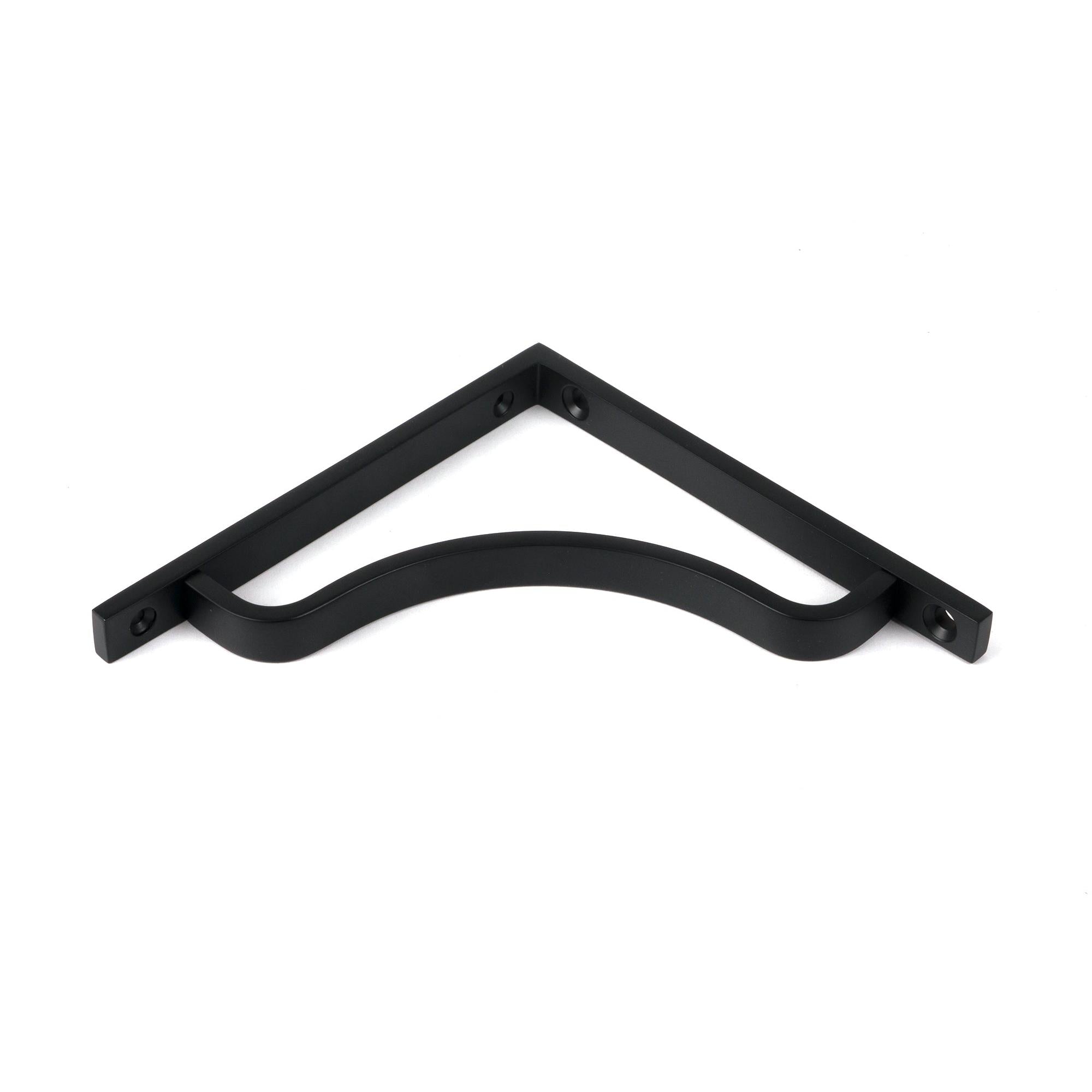 Matt Black Abingdon Shelf Bracket (150mm x 150mm) | From The Anvil - Shelf Brackets - From The Anvil - Yester Home