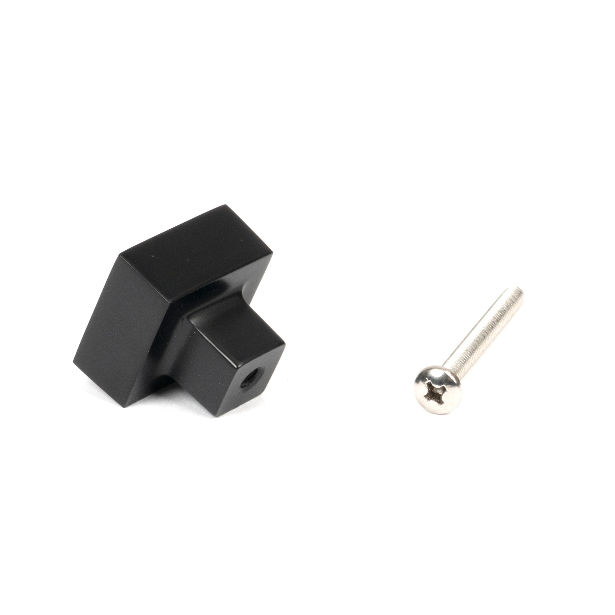 Matt Black Albers Cabinet Knob - 25mm | From The Anvil-Cabinet Knobs-Yester Home