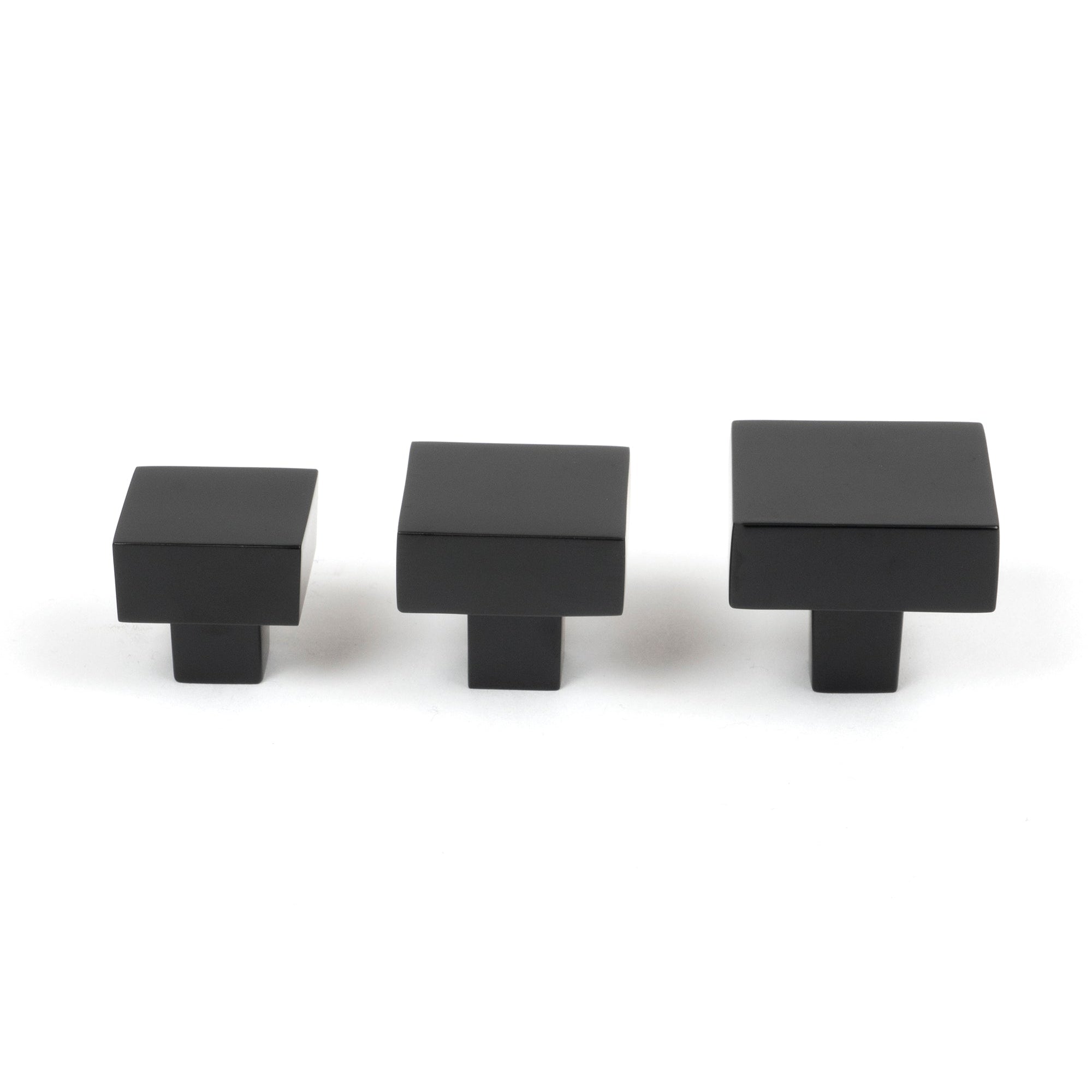 Matt Black Albers Cabinet Knob - 25mm | From The Anvil-Cabinet Knobs-Yester Home