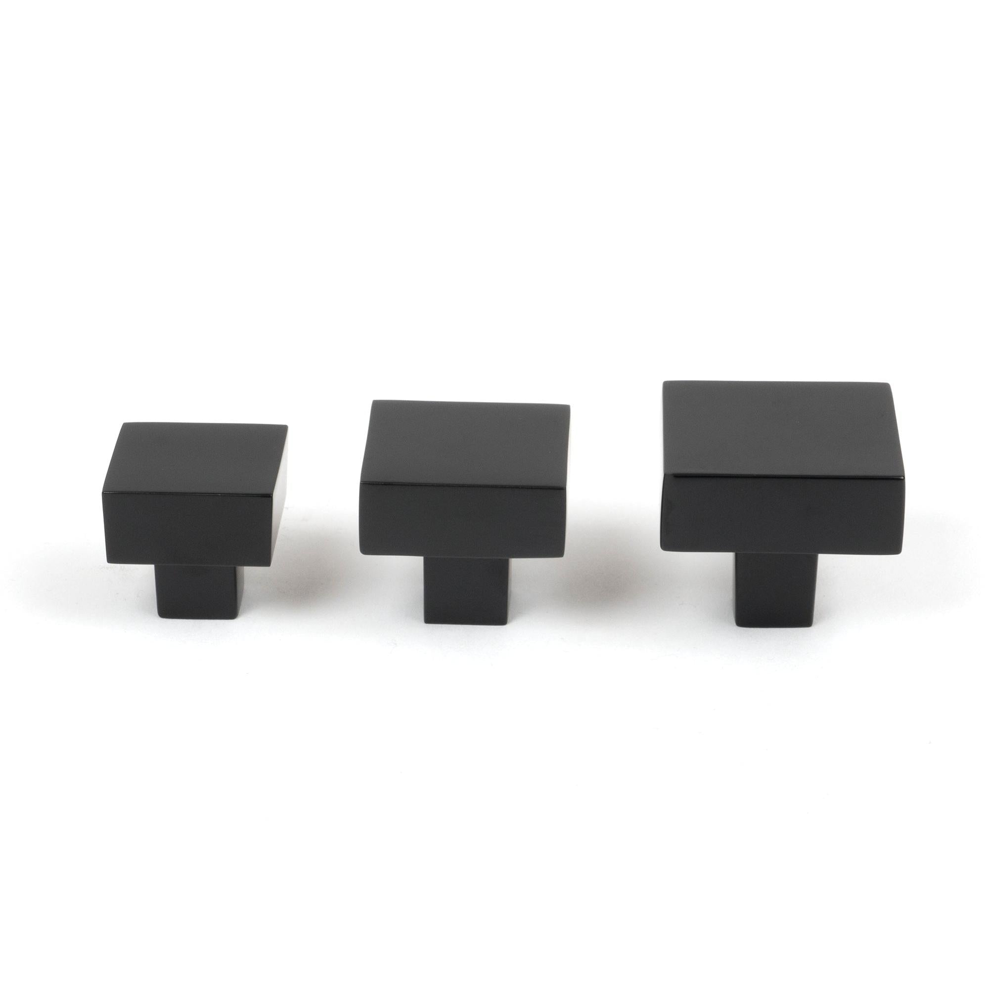 Matt Black Albers Cabinet Knob - 30mm | From The Anvil - Cabinet Knobs - From The Anvil - Yester Home