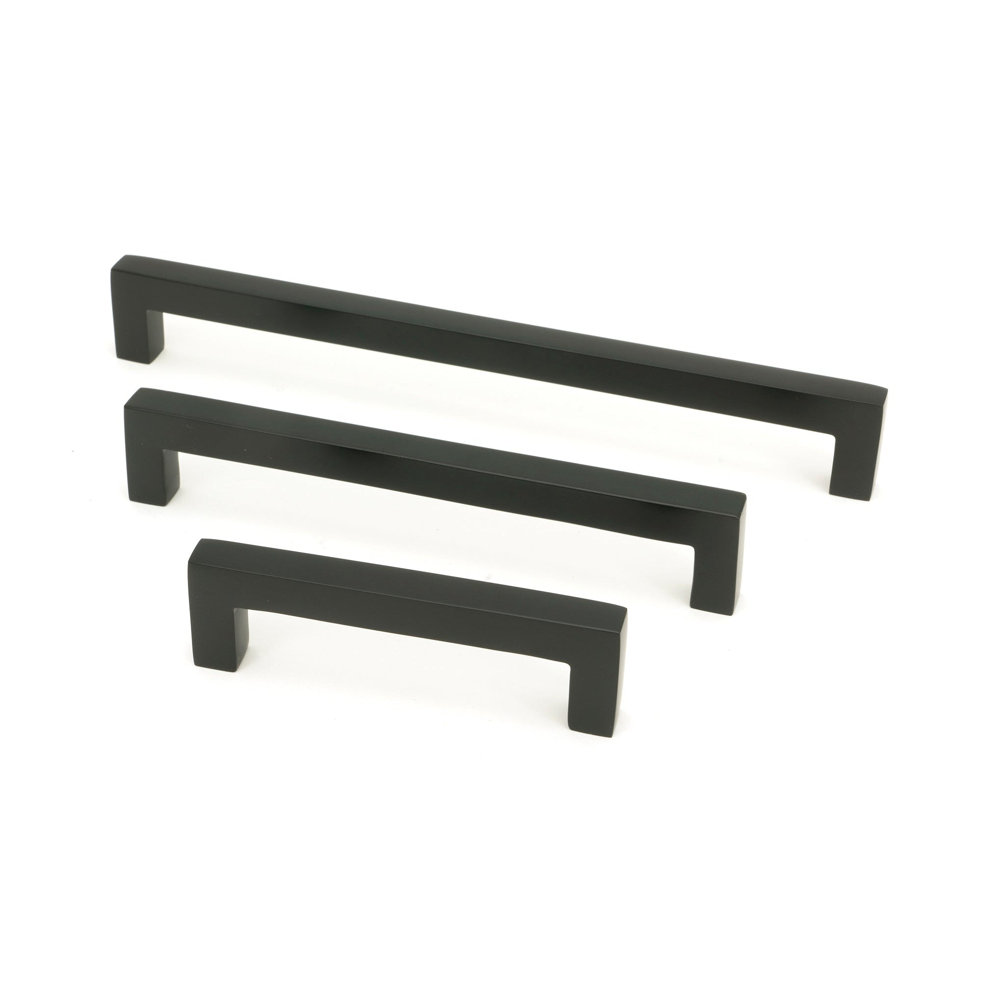Matt Black Albers Pull Handle - Medium | From The Anvil-Pull Handles-Yester Home