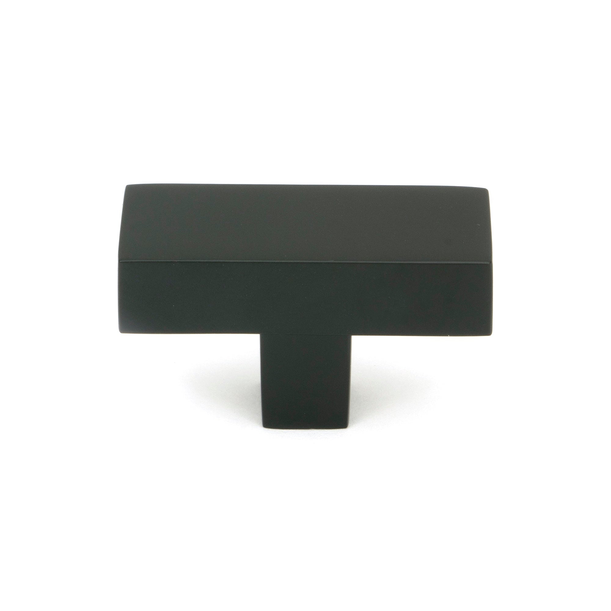 Matt Black Albers T-Bar | From The Anvil-Cabinet Knobs-Yester Home