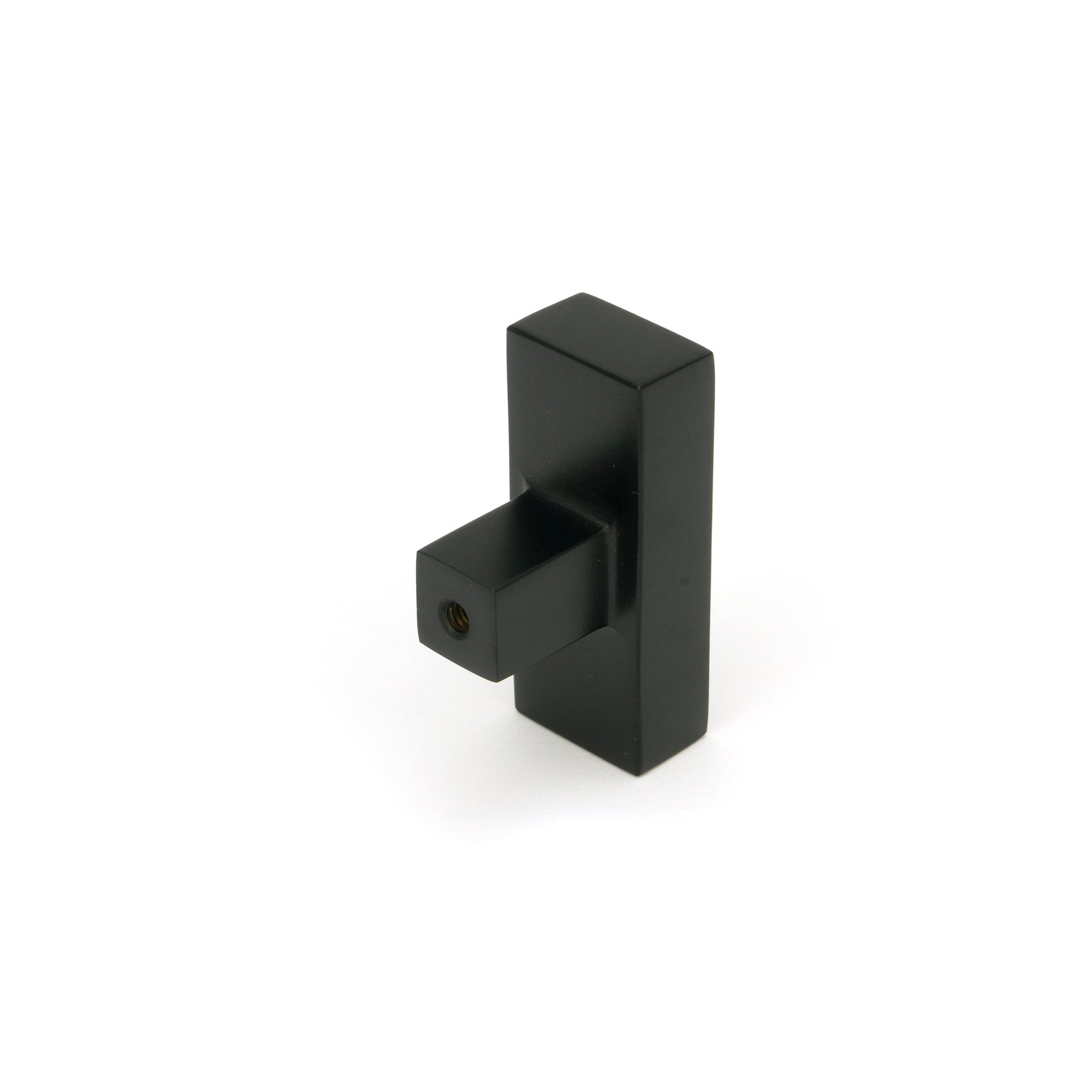 Matt Black Albers T-Bar | From The Anvil-Cabinet Knobs-Yester Home