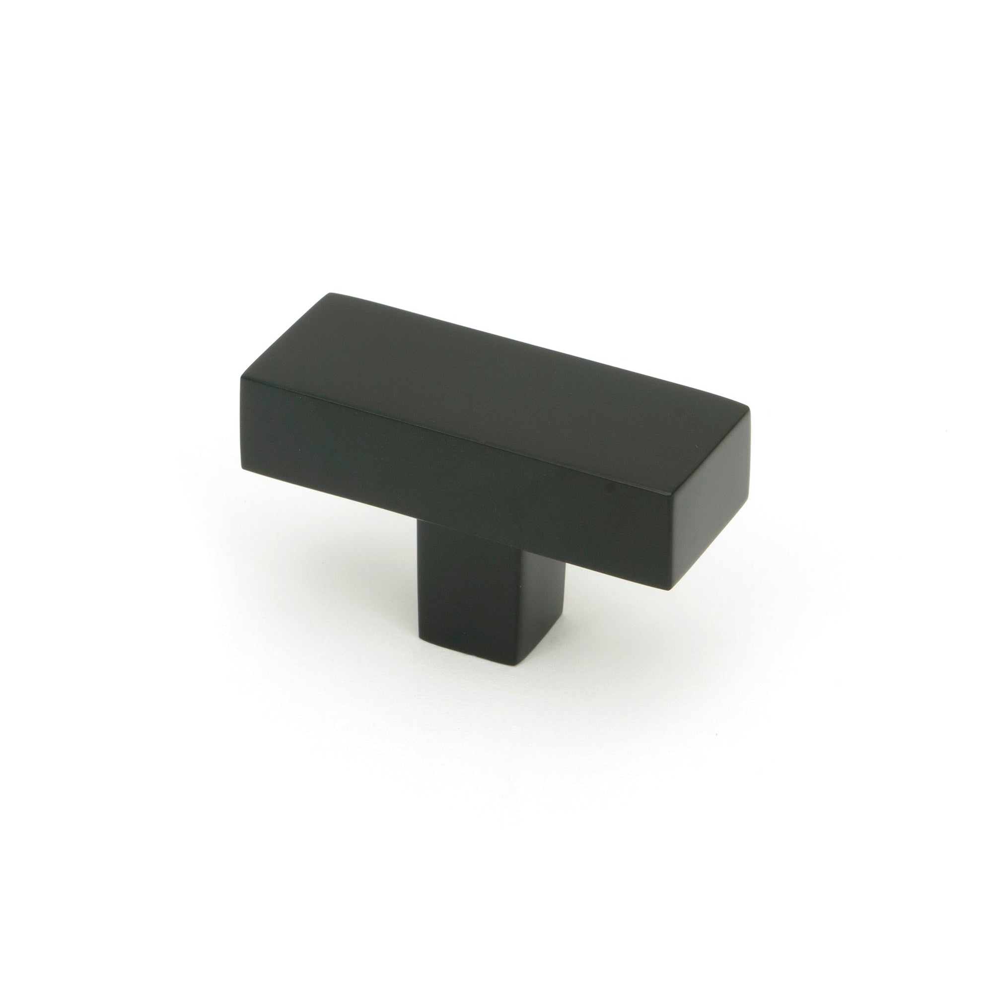 Matt Black Albers T-Bar | From The Anvil-Cabinet Knobs-Yester Home
