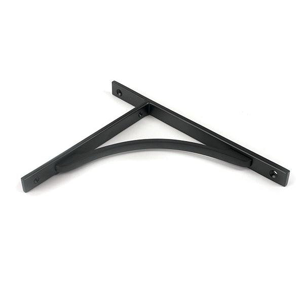 Matt Black Apperley Shelf Bracket (260mm x 200mm) | From The Anvil-Shelf Brackets-Yester Home