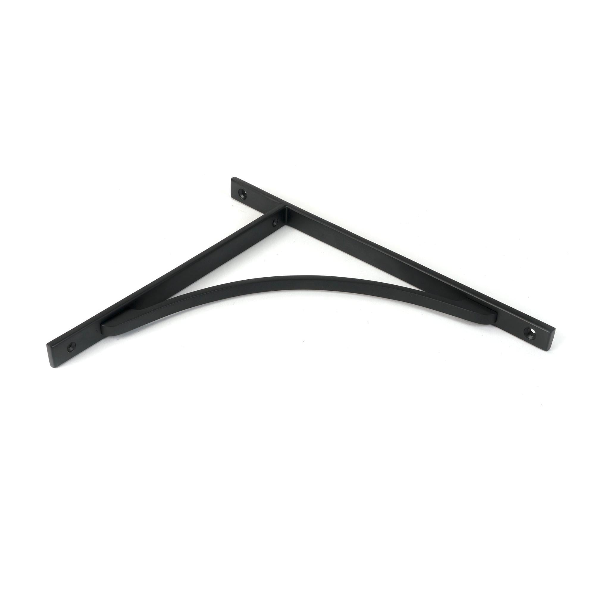 Matt Black Apperley Shelf Bracket (314mm x 250mm) | From The Anvil - Shelf Brackets - From The Anvil - Yester Home