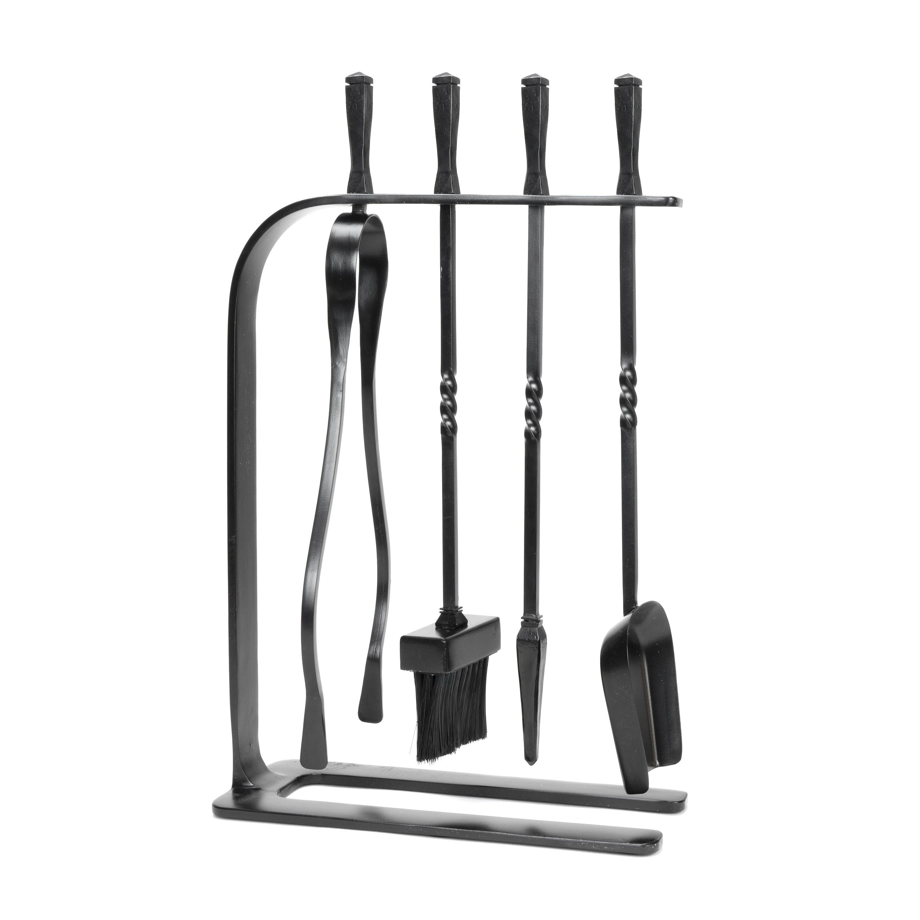 Matt Black Arc Companion Set - Avon Tools | From The Anvil - Fire Companion Set - From The Anvil - Yester Home