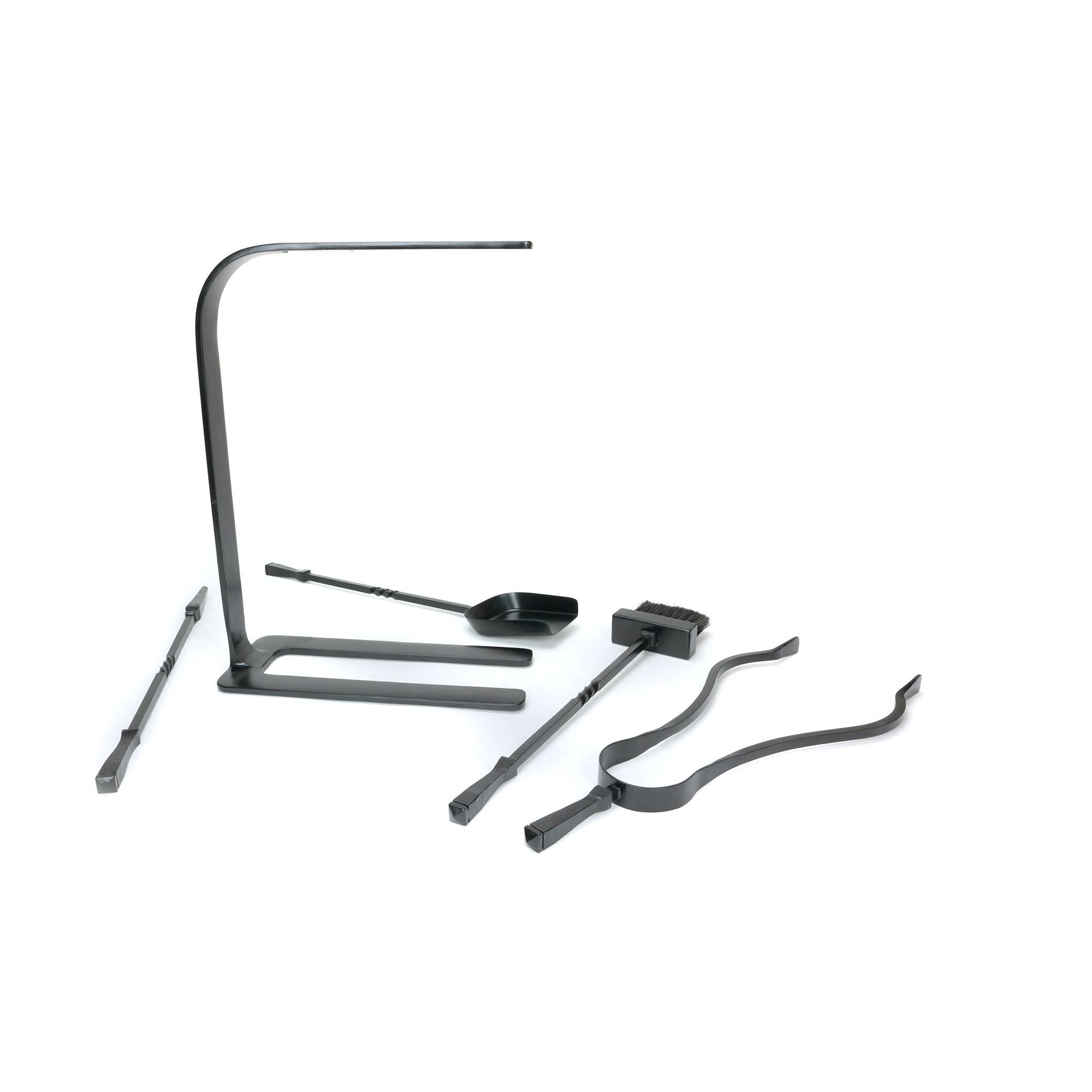 Matt Black Arc Companion Set - Avon Tools | From The Anvil - Fire Companion Set - From The Anvil - Yester Home