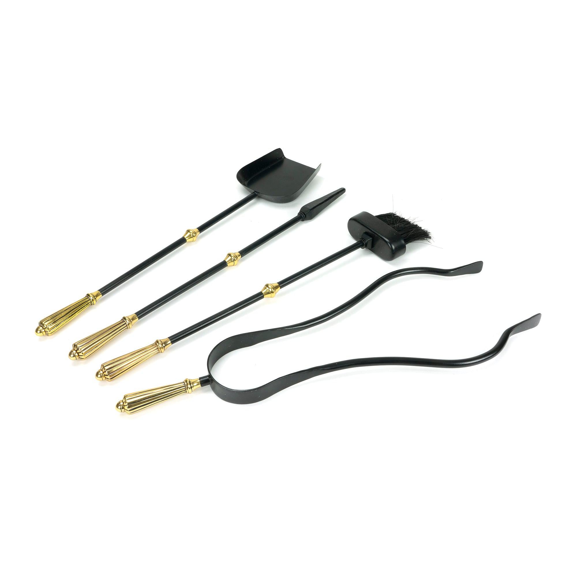 Matt Black Arc Companion Set - Hinton Tools | From The Anvil - Fire Companion Set - From The Anvil - Yester Home