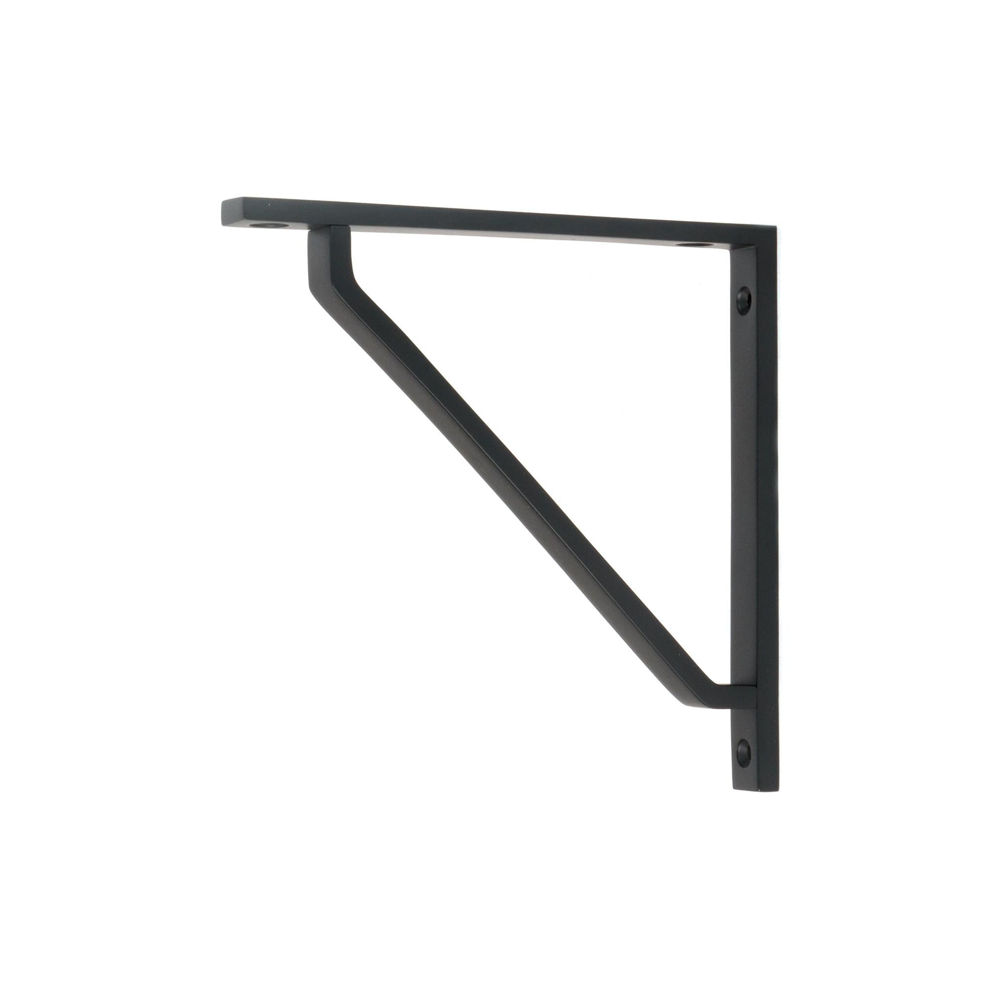Matt Black Barton Shelf Bracket (150mm x 150mm) | From The Anvil - Shelf Brackets - From The Anvil - Yester Home