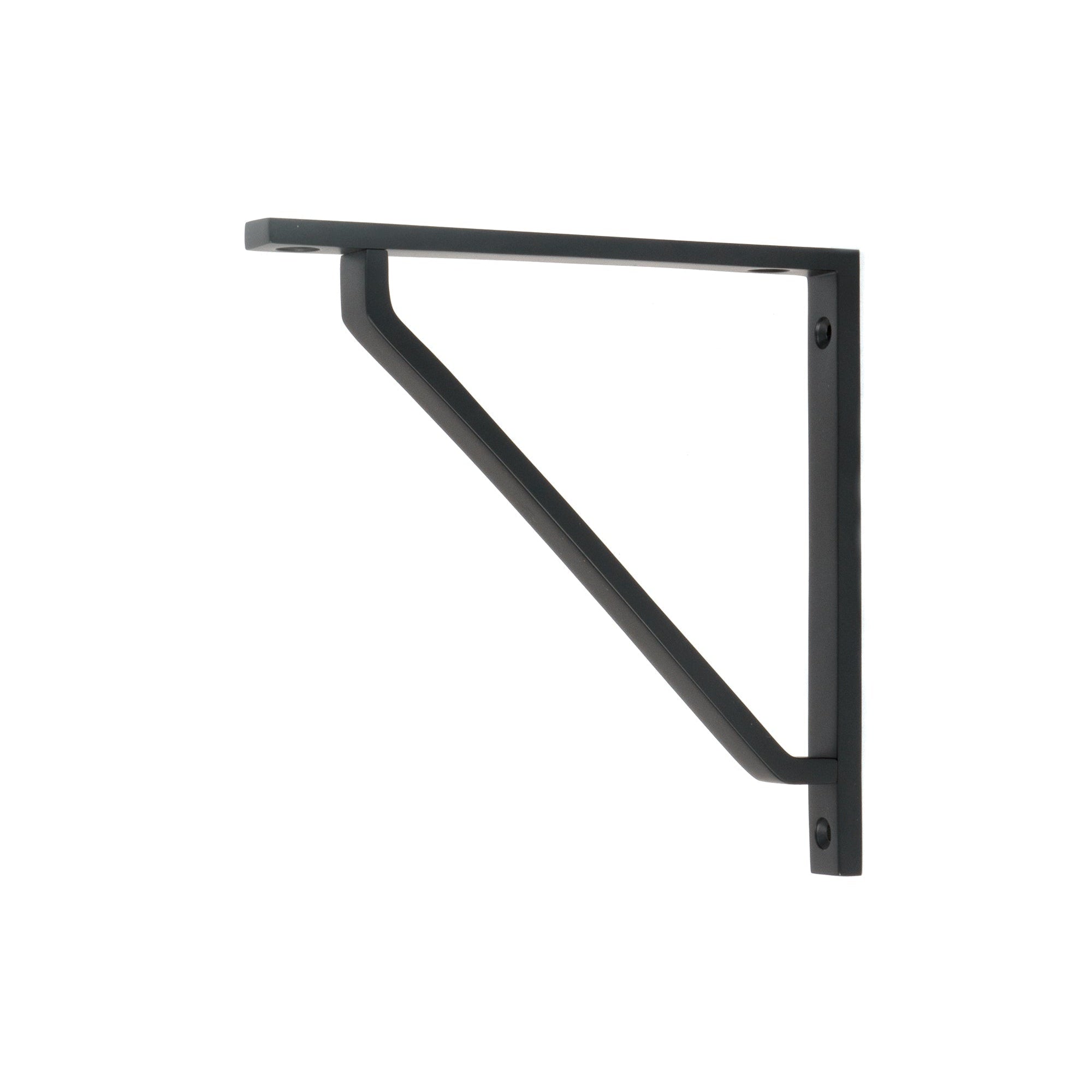 Matt Black Barton Shelf Bracket (150mm x 150mm) | From The Anvil-Shelf Brackets-Yester Home