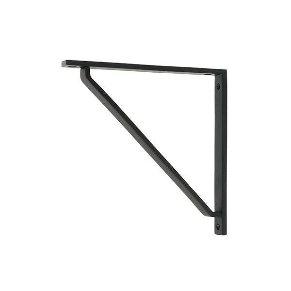 Matt Black Barton Shelf Bracket (200mm x 200mm) | From The Anvil-Shelf Brackets-Yester Home
