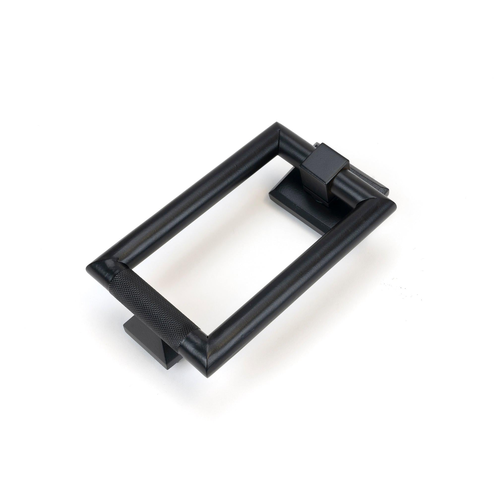 Matt Black Brompton Door Knocker | From The Anvil - Bolt-Through Door Knockers - From The Anvil - Yester Home