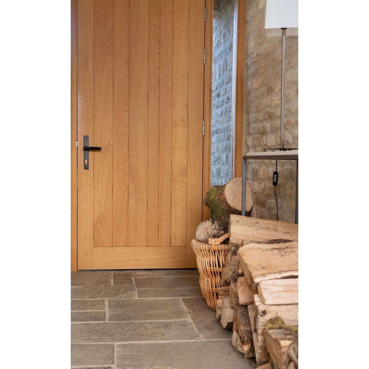 Matt Black Brompton Slimline Lever Espag. Lock Set | From The Anvil-Espagnolette-Yester Home