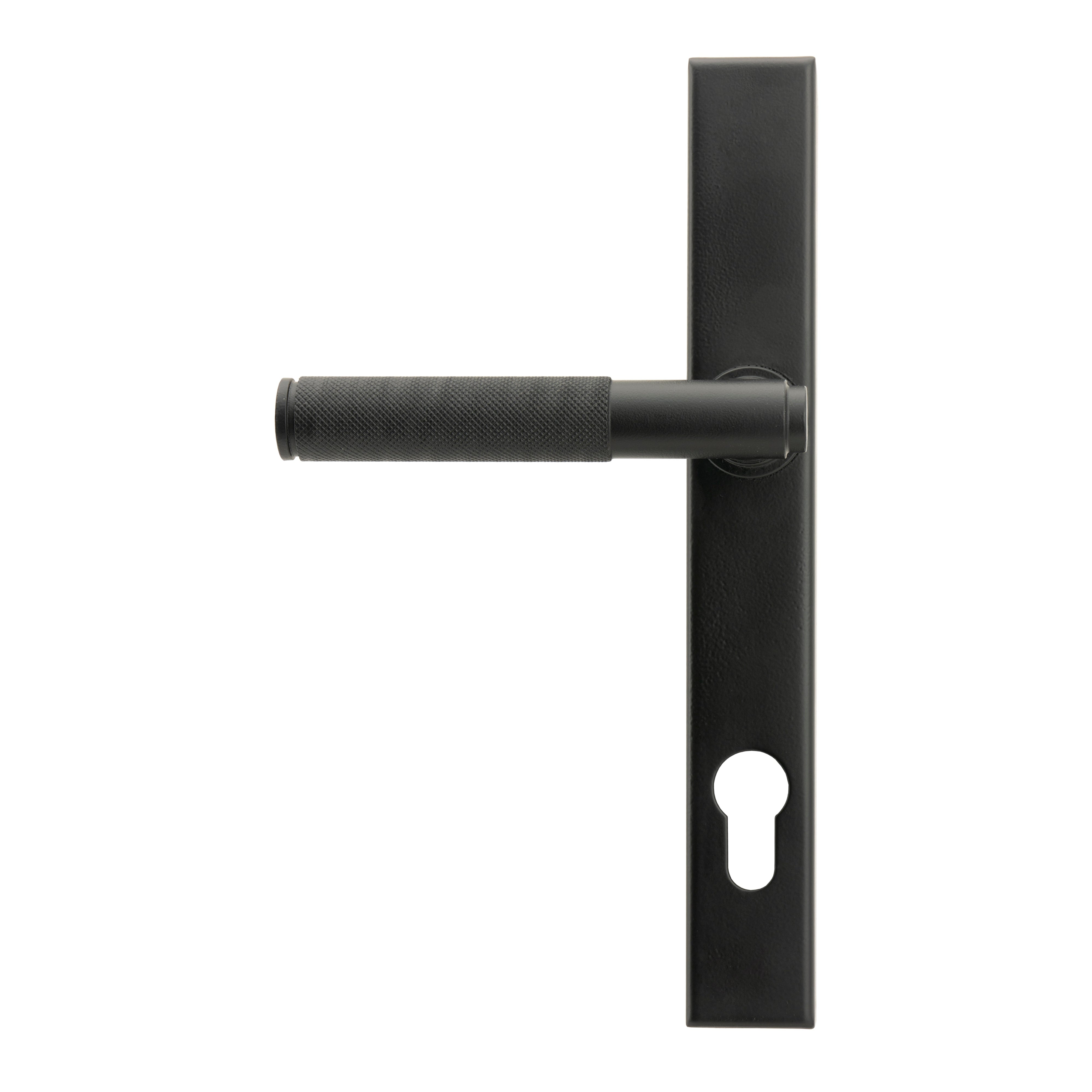 Matt Black Brompton Slimline Lever Espag. Lock Set | From The Anvil-Espagnolette-Yester Home