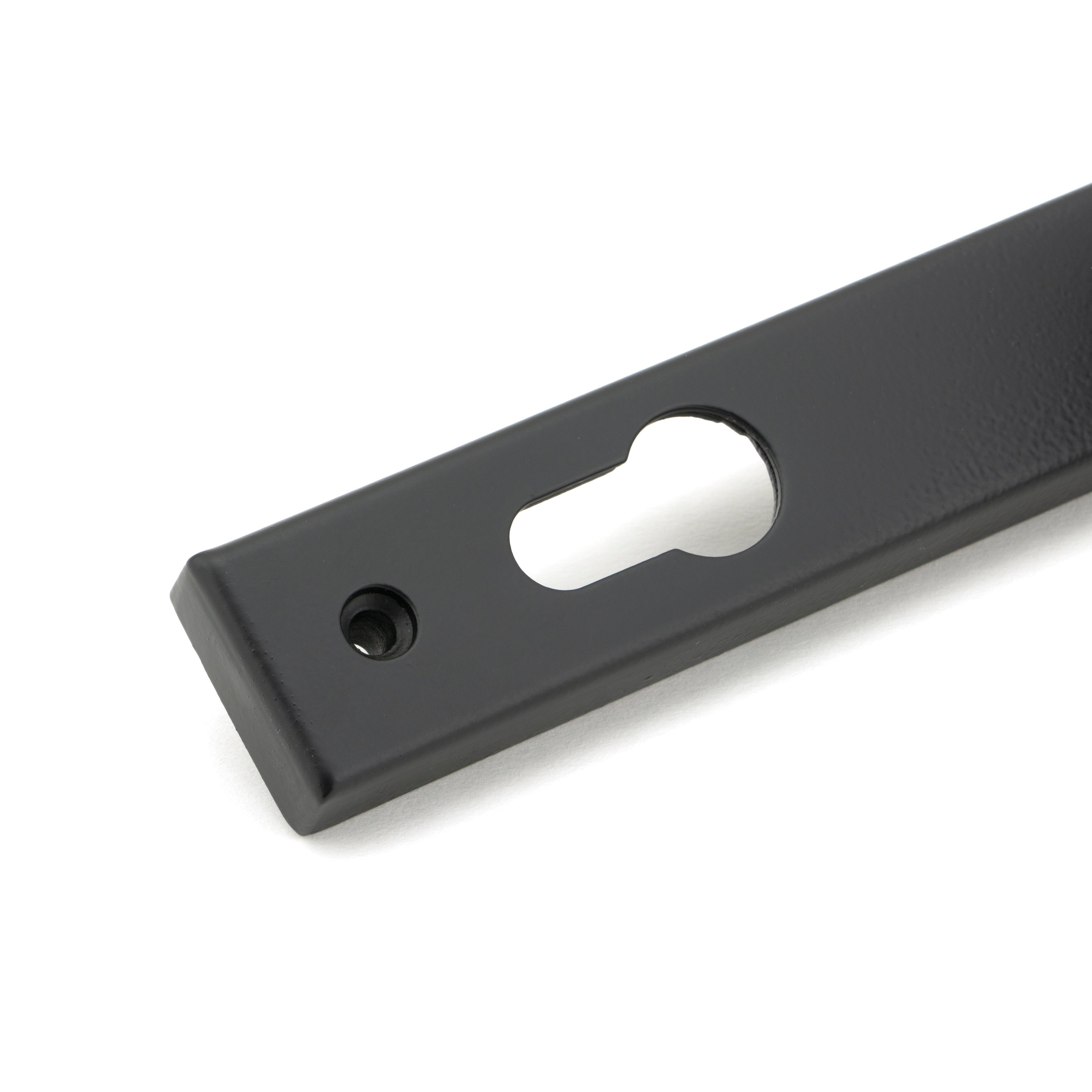 Matt Black Brompton Slimline Lever Espag. Lock Set | From The Anvil-Espagnolette-Yester Home