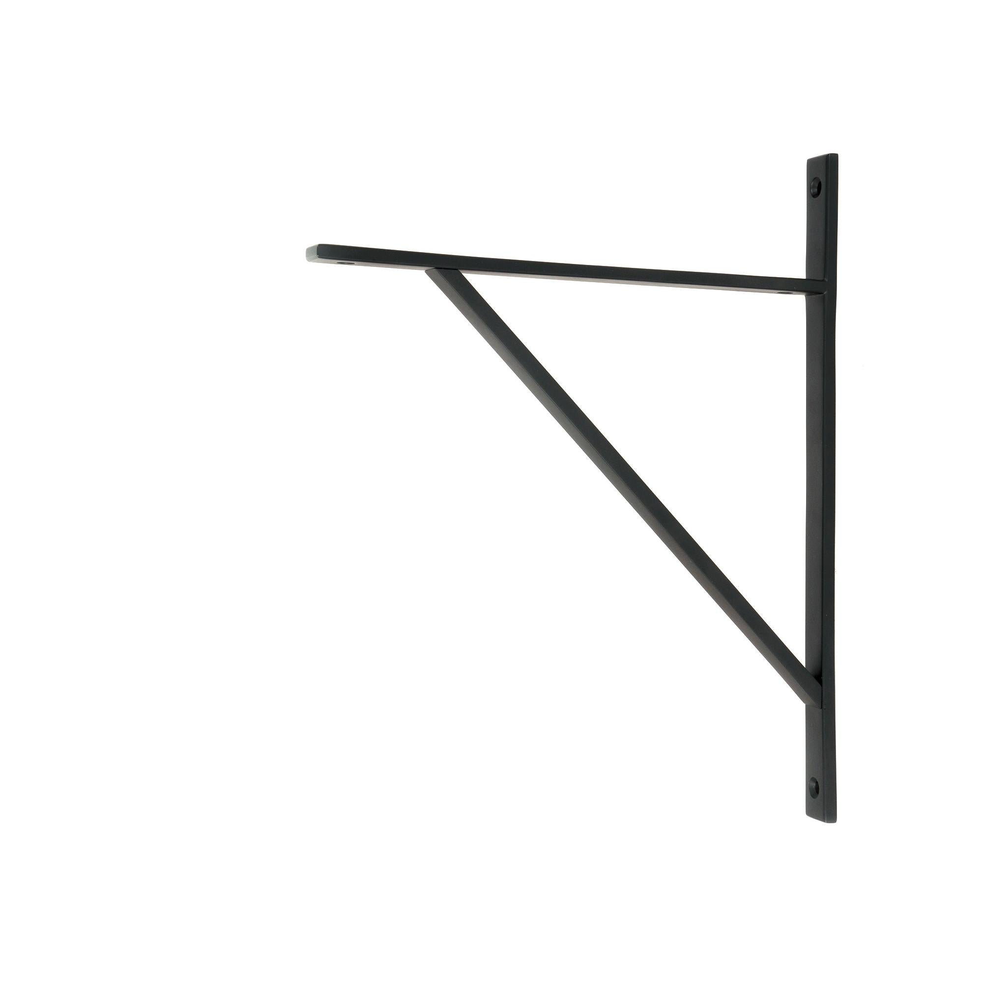 Matt Black Chalfont Shelf Bracket (314mm x 250mm) | From The Anvil - Shelf Brackets - From The Anvil - Yester Home
