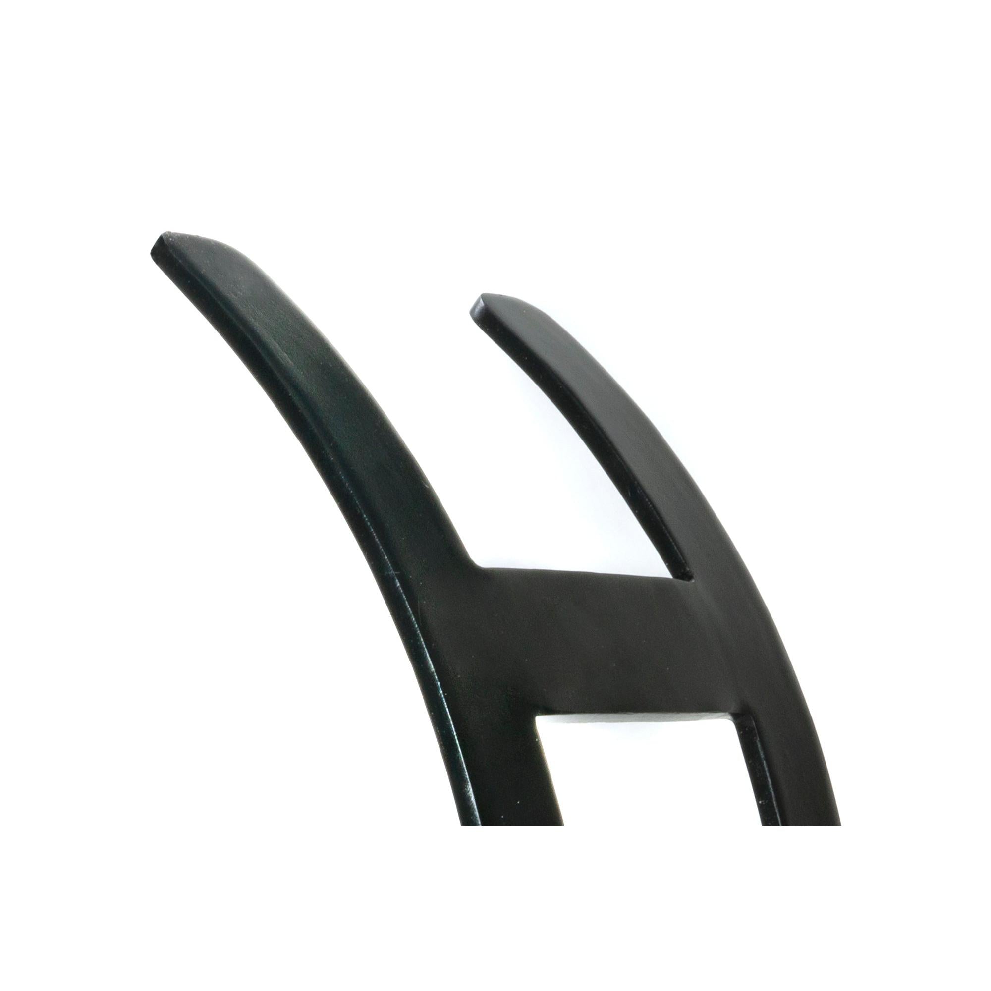 Matt Black Curved Log Holder - Large | From The Anvil - Log Holders - From The Anvil - Yester Home
