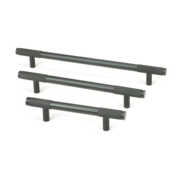 Matt Black Half Brompton Pull Handle - Medium | From The Anvil-Pull Handles-Yester Home