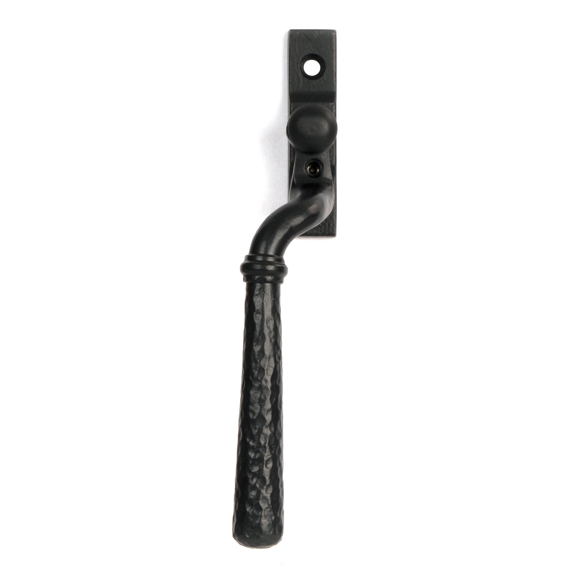 Matt Black Hammered Newbury Espag - LH | From The Anvil-Espag. Fasteners-Yester Home