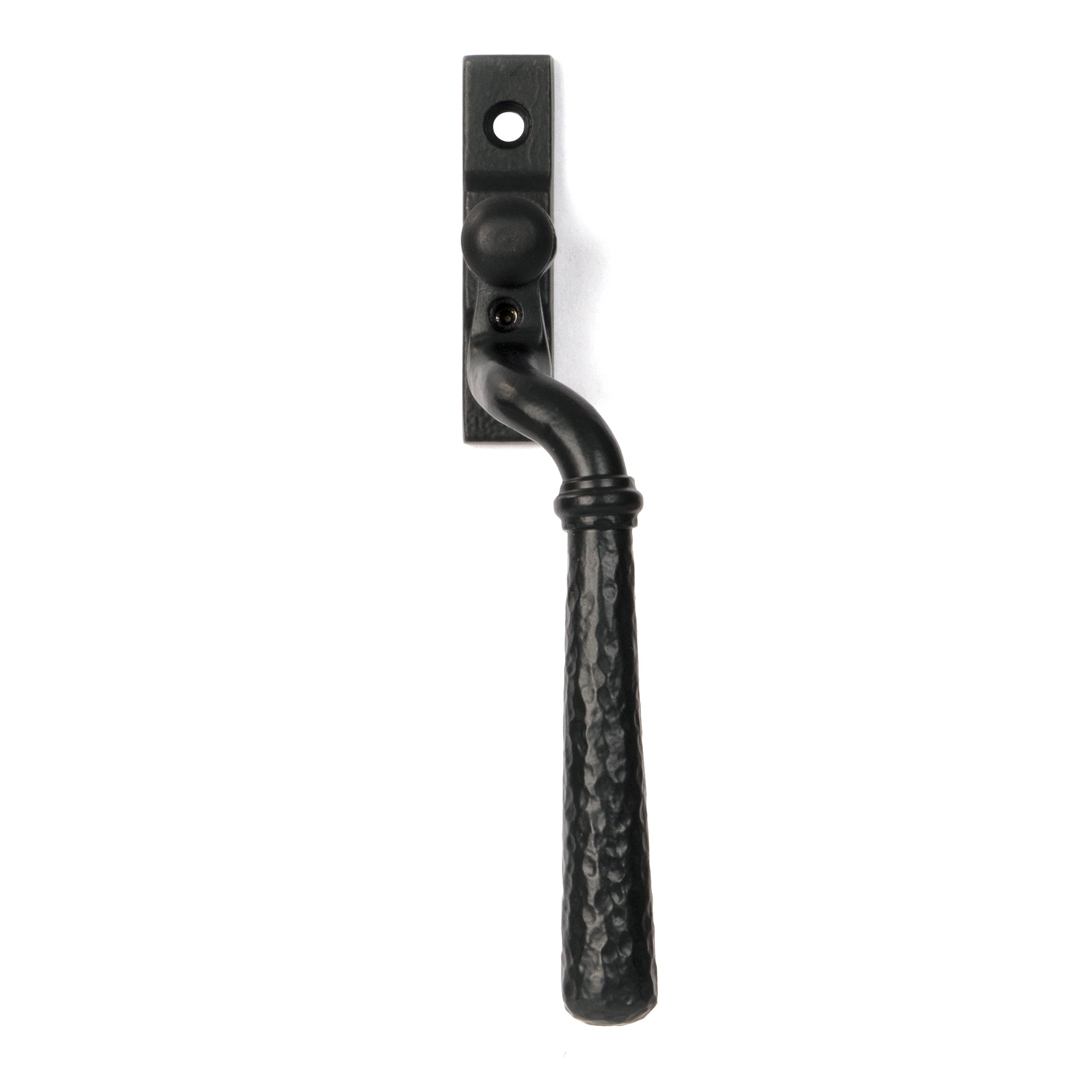 Matt Black Hammered Newbury Espag - RH | From The Anvil-Espag. Fasteners-Yester Home
