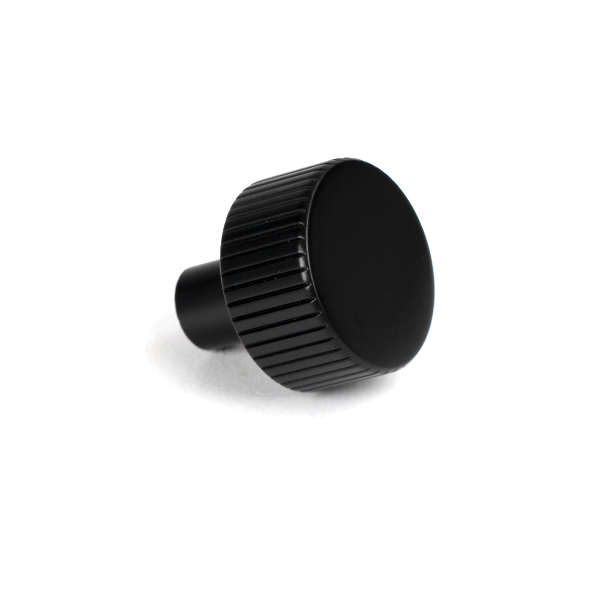 Matt Black Judd Cabinet Knob - 25mm (No rose) | From The Anvil-Cabinet Knobs-Yester Home