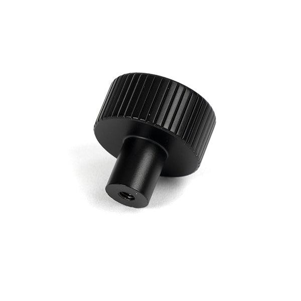 Matt Black Judd Cabinet Knob - 25mm (No rose) | From The Anvil-Cabinet Knobs-Yester Home