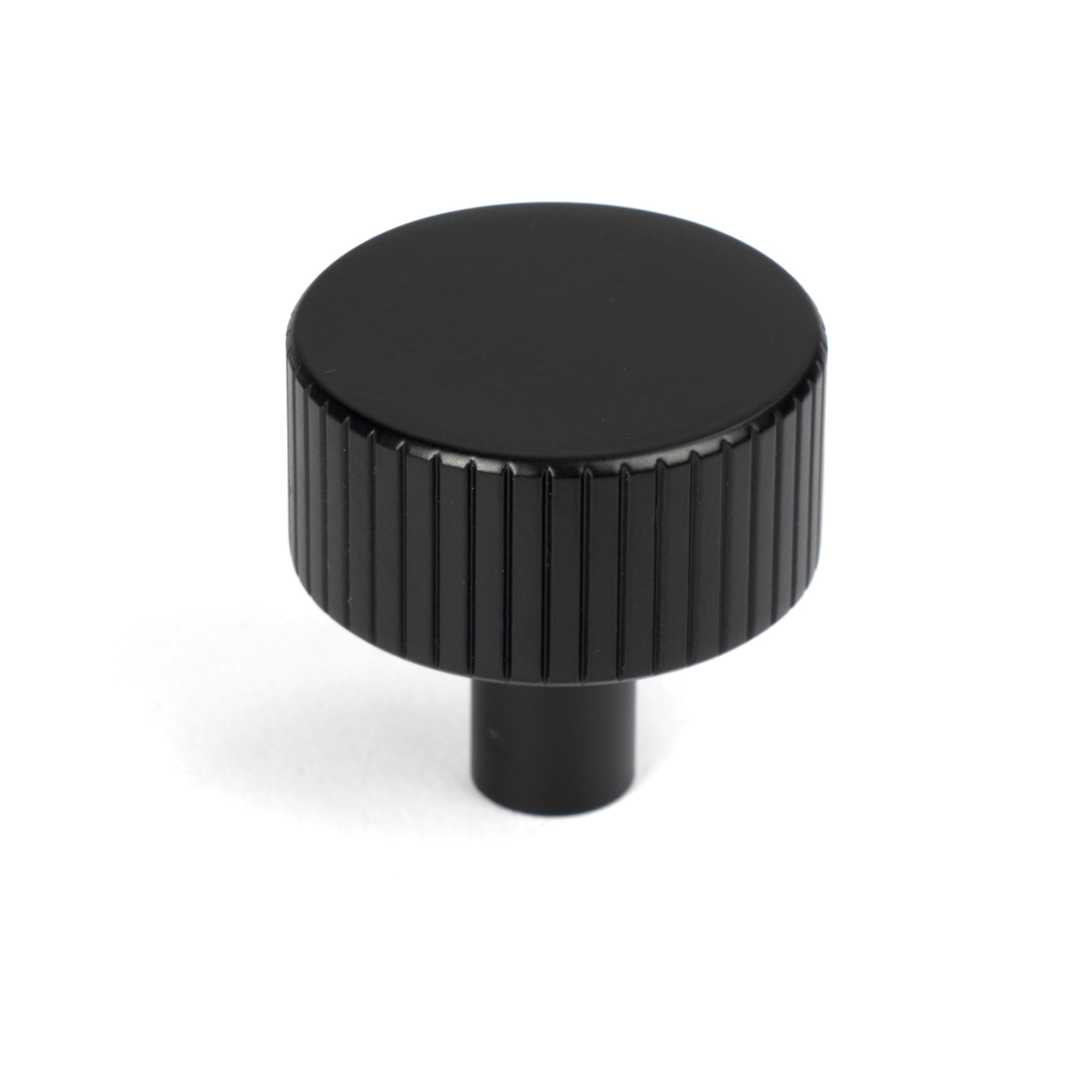 Matt Black Judd Cabinet Knob - 32mm (No rose) | From The Anvil-Cabinet Knobs-Yester Home
