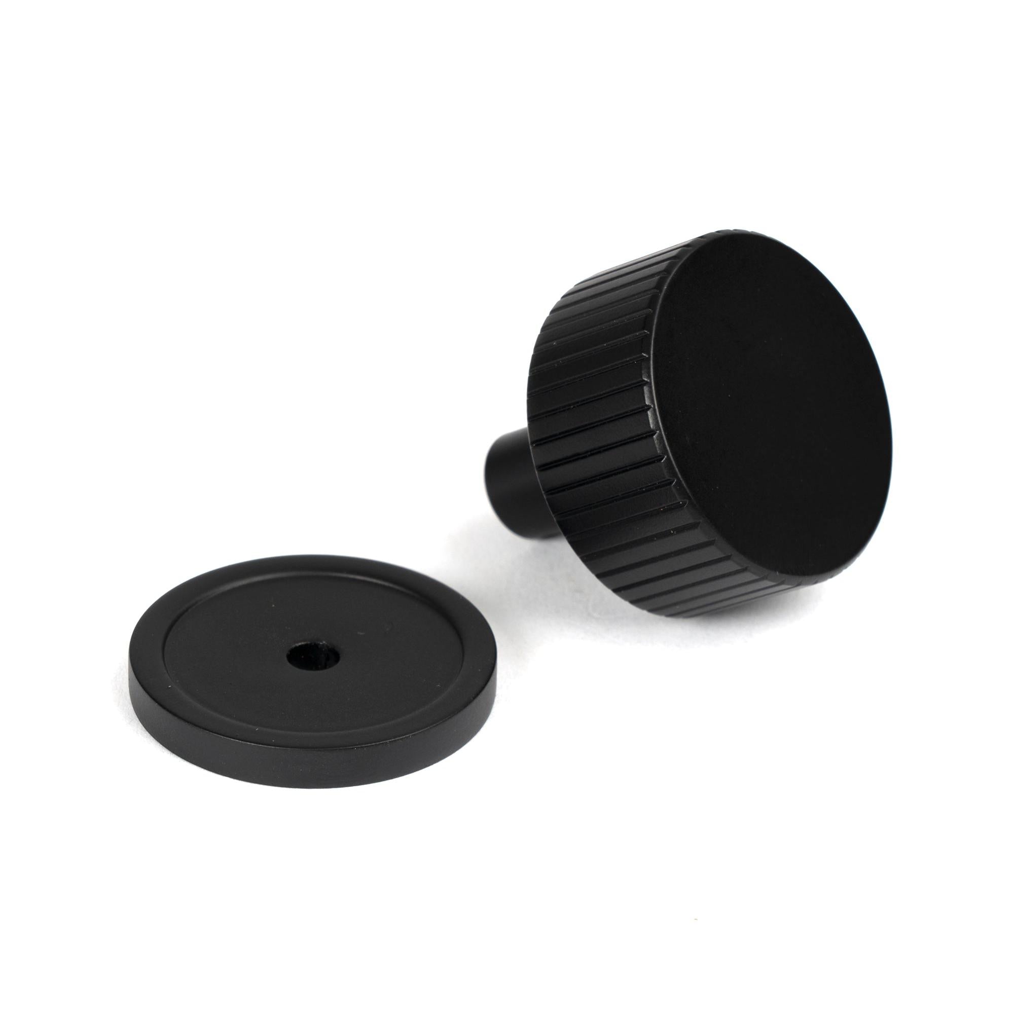 Matt Black Judd Cabinet Knob - 32mm (Plain) | From The Anvil - Cabinet Knobs - From The Anvil - Yester Home